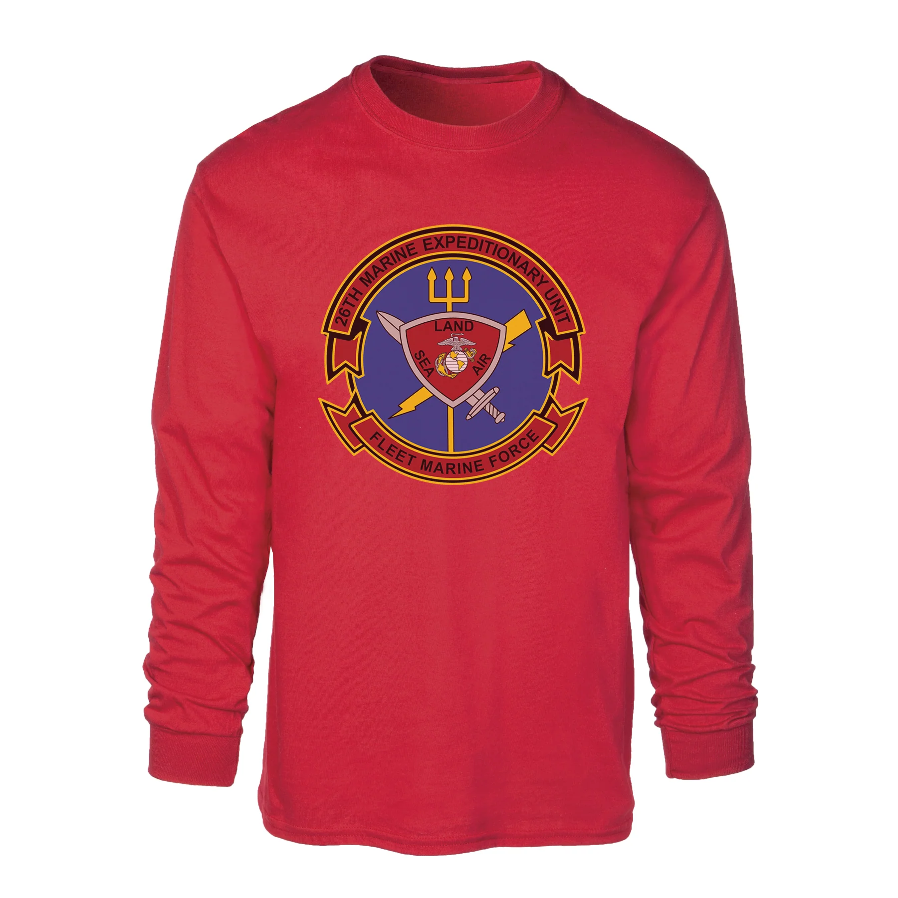 26th Marines Expeditionary Unit - FMF Long Sleeve Shirt - Image 4