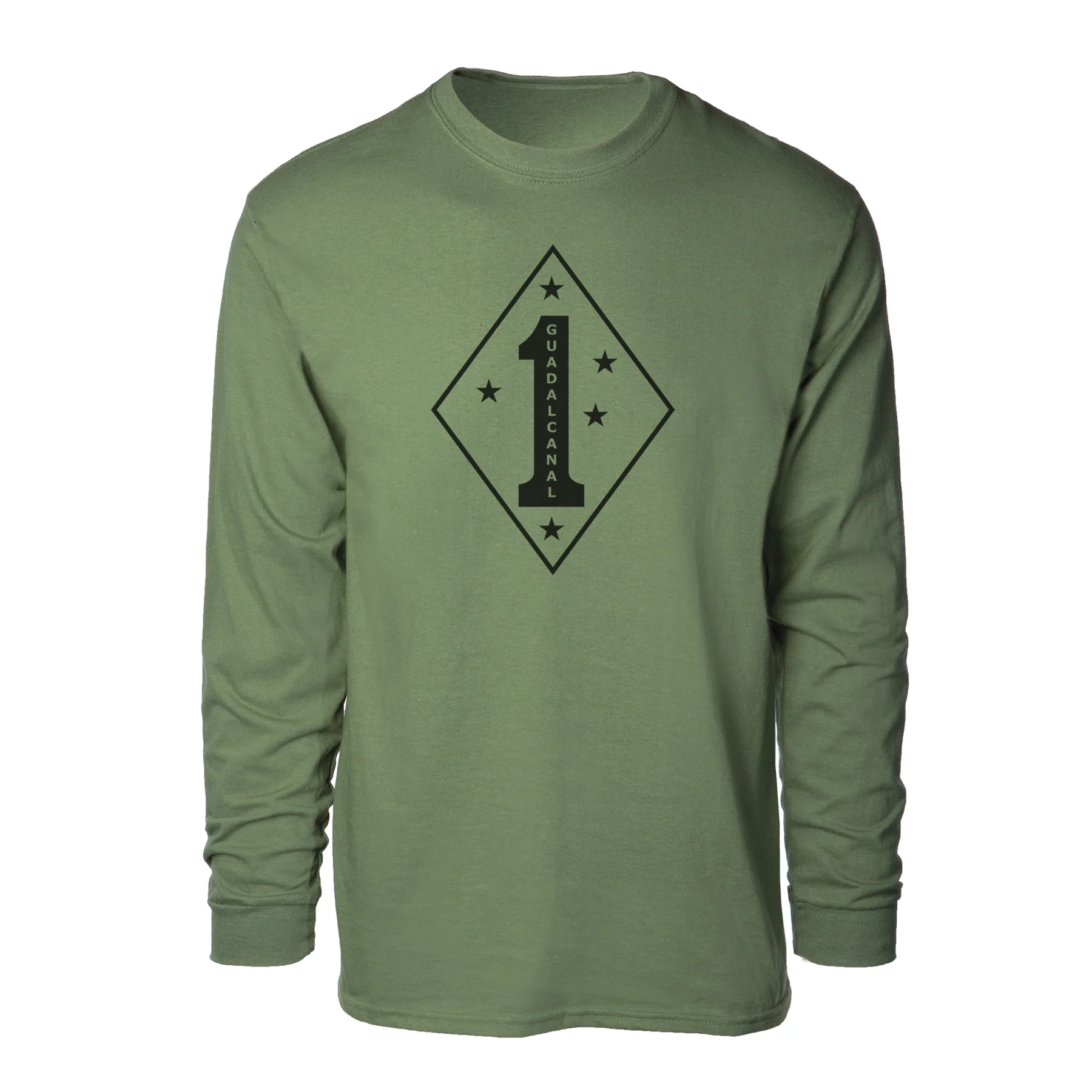 Guadalcanal 1st Marine Division Long Sleeve Shirt - Image 2