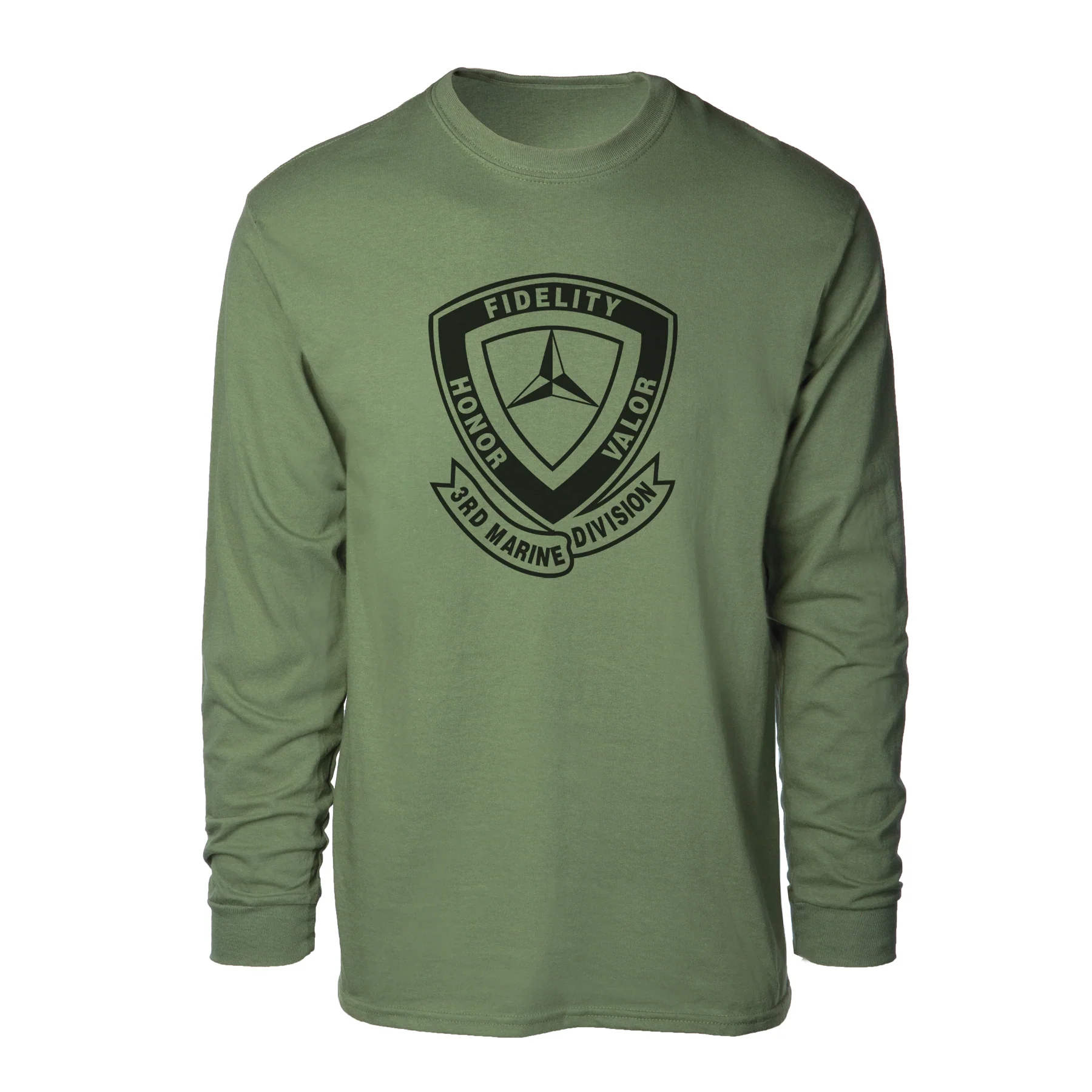 3rd Marine Division Long Sleeve Shirt - Image 2