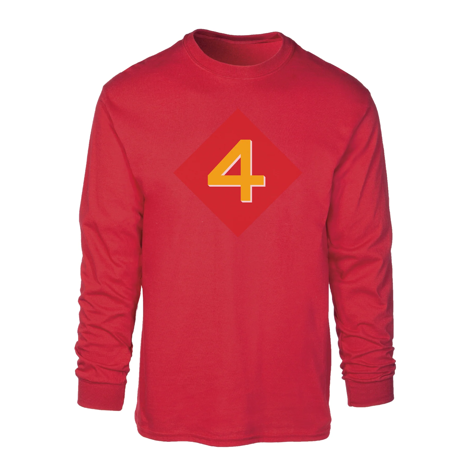 4th Marine Division Long Sleeve Shirt - Image 4