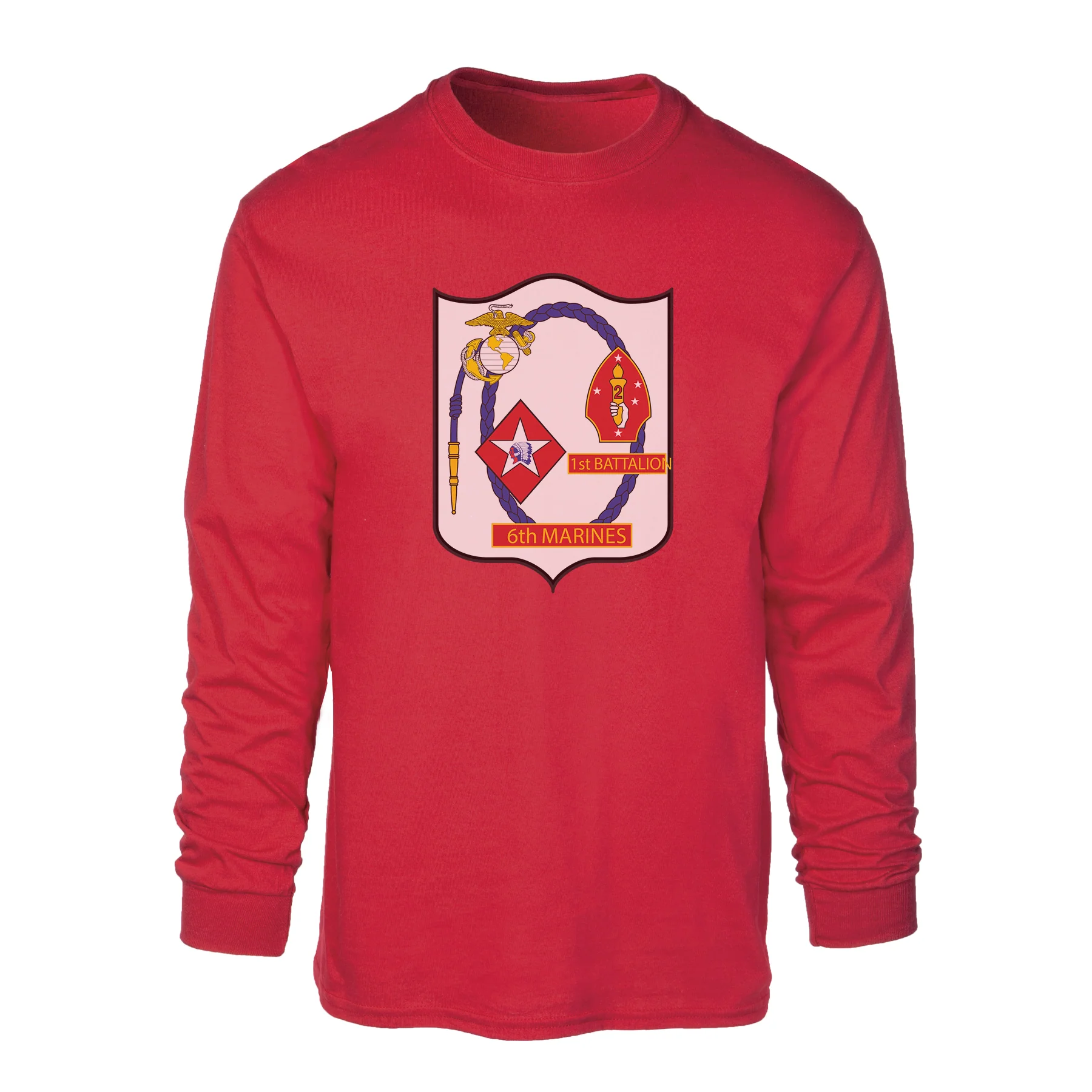 1st Battalion 6th Marines Long Sleeve Shirt - Image 4