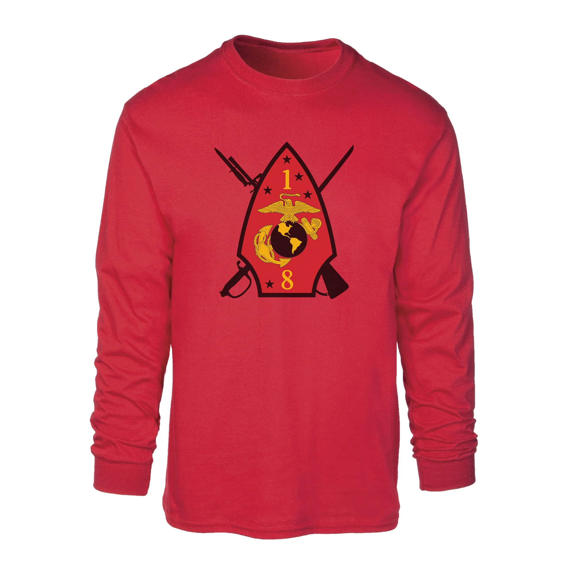 1st Battalion 8th Marines Long Sleeve Shirt - Image 4