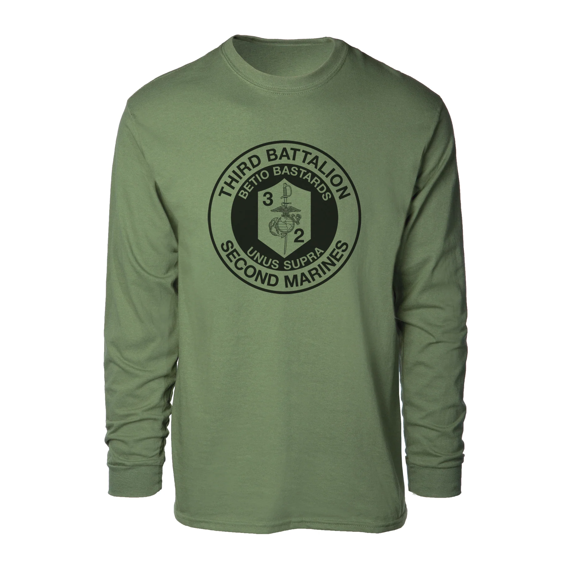 3rd Battalion 2nd Marines Long Sleeve Shirt - Image 2