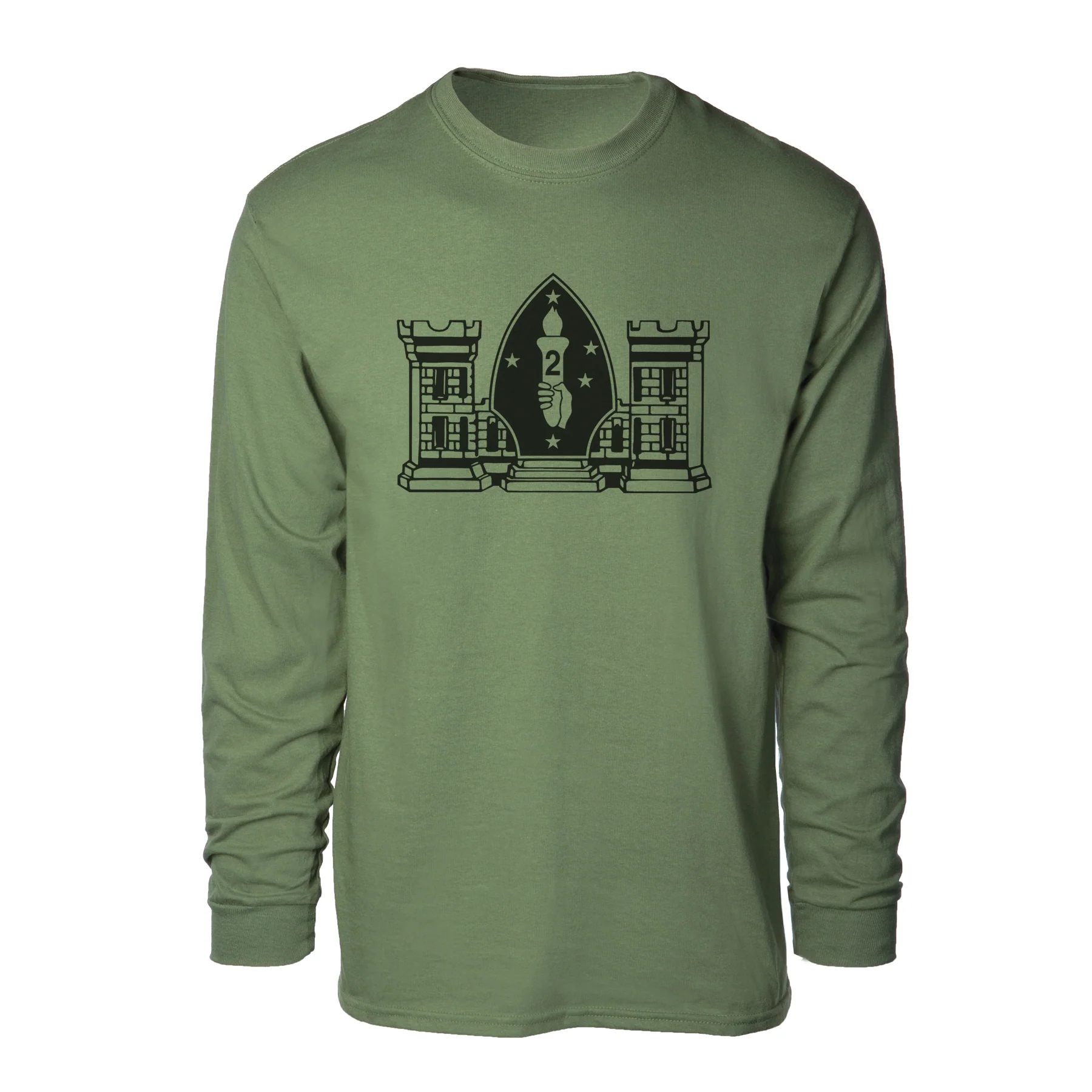 2nd Engineer Battalion Long Sleeve Shirt - Image 2