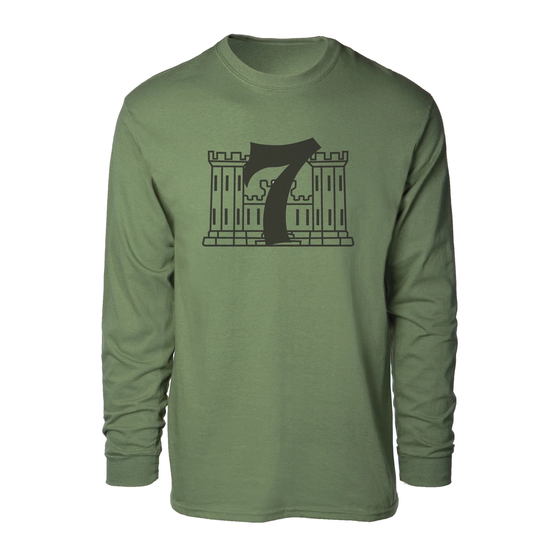 7th Engineers Battalion Long Sleeve Shirt - Image 2
