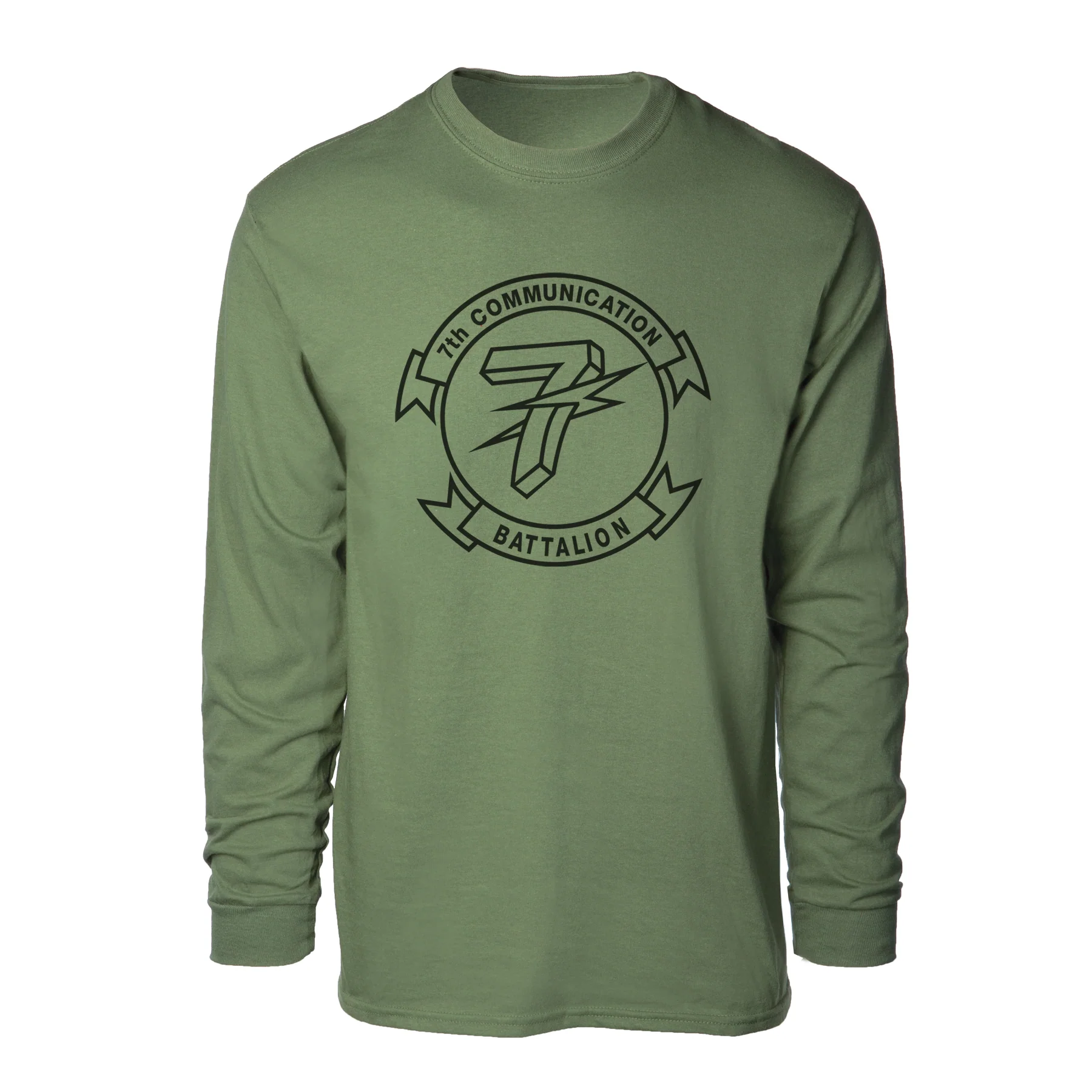 7th Communication Battalion Patch Long Sleeve Shirt - Image 2