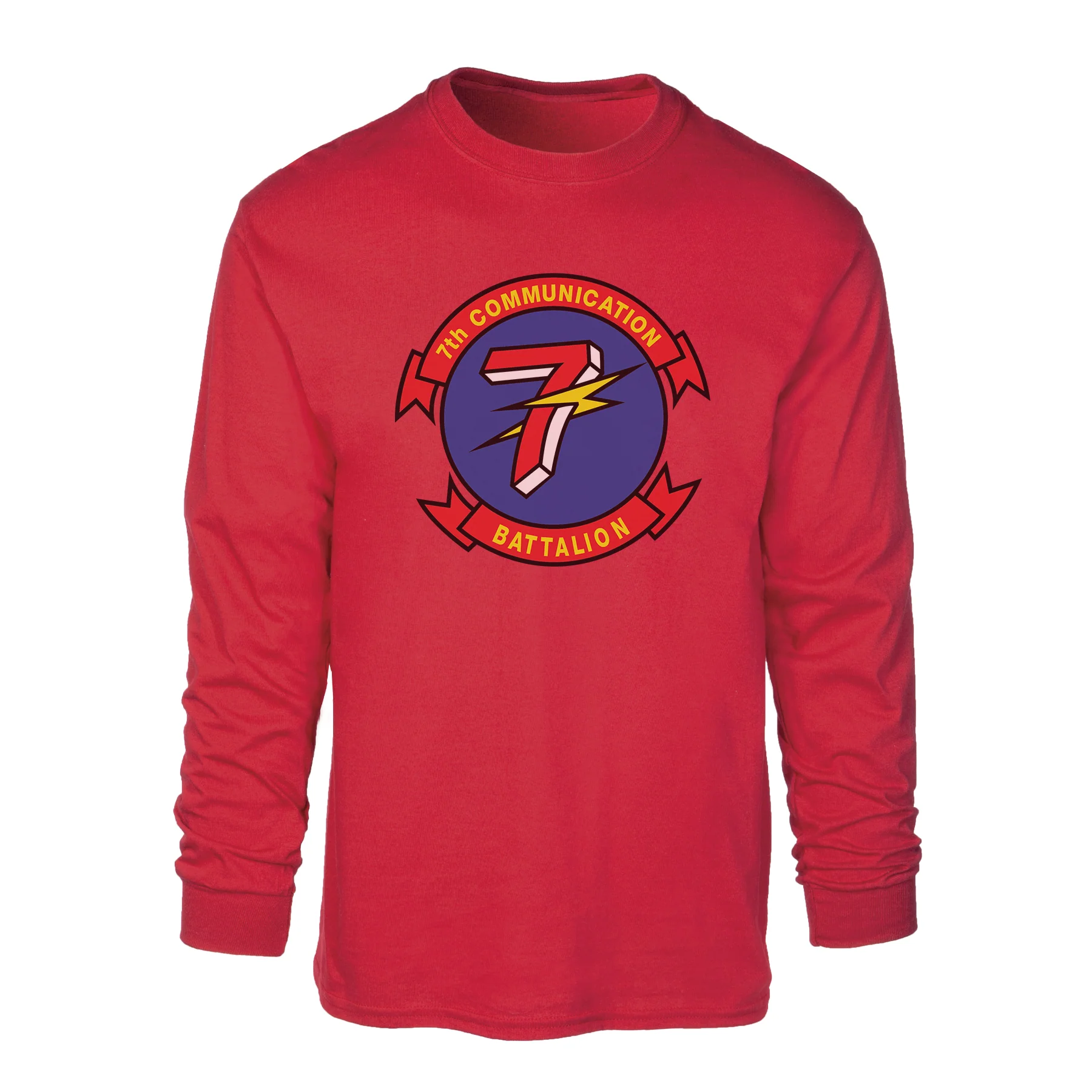 7th Communication Battalion Patch Long Sleeve Shirt - Image 4