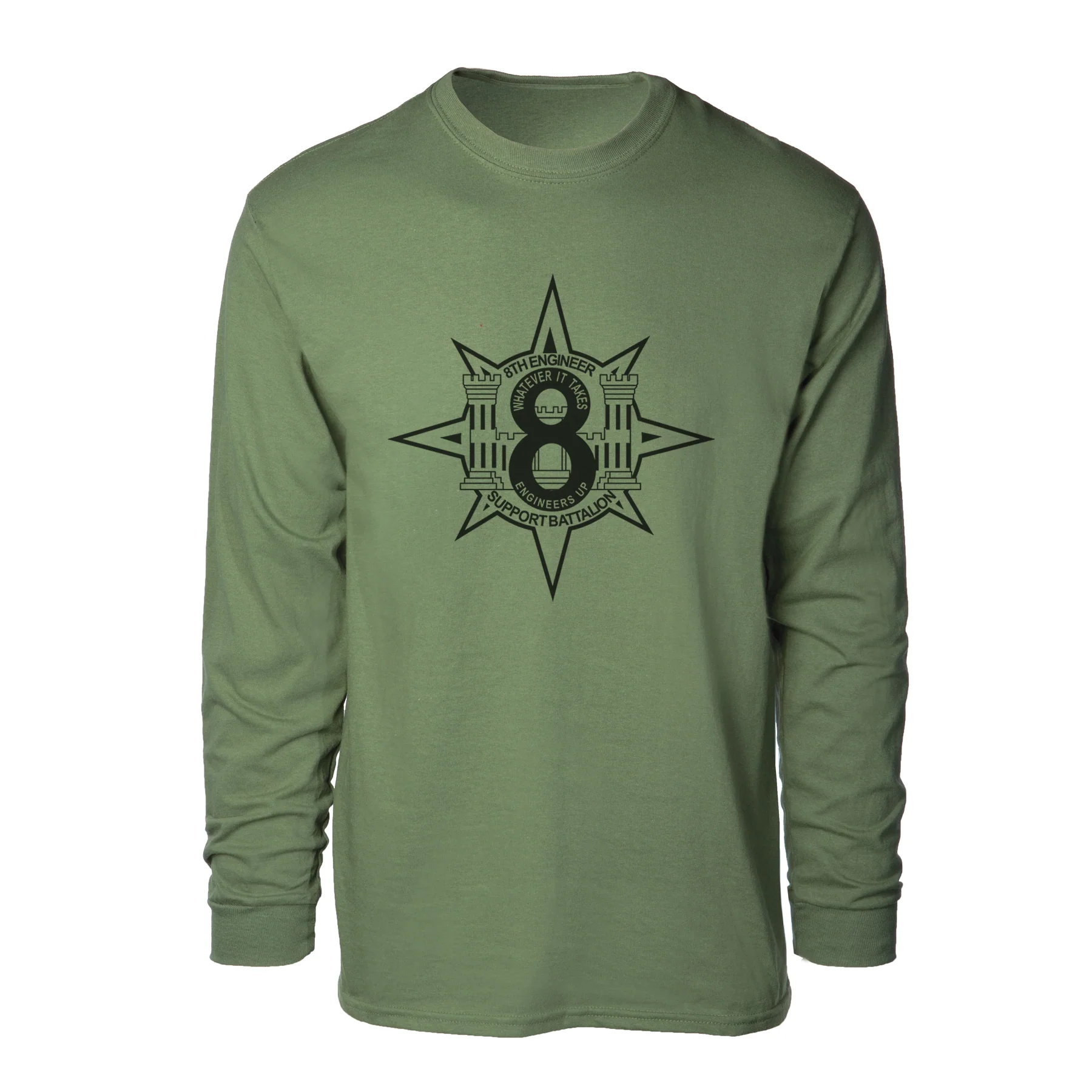 8th Engineer Battalion Long Sleeve Shirt - Image 2