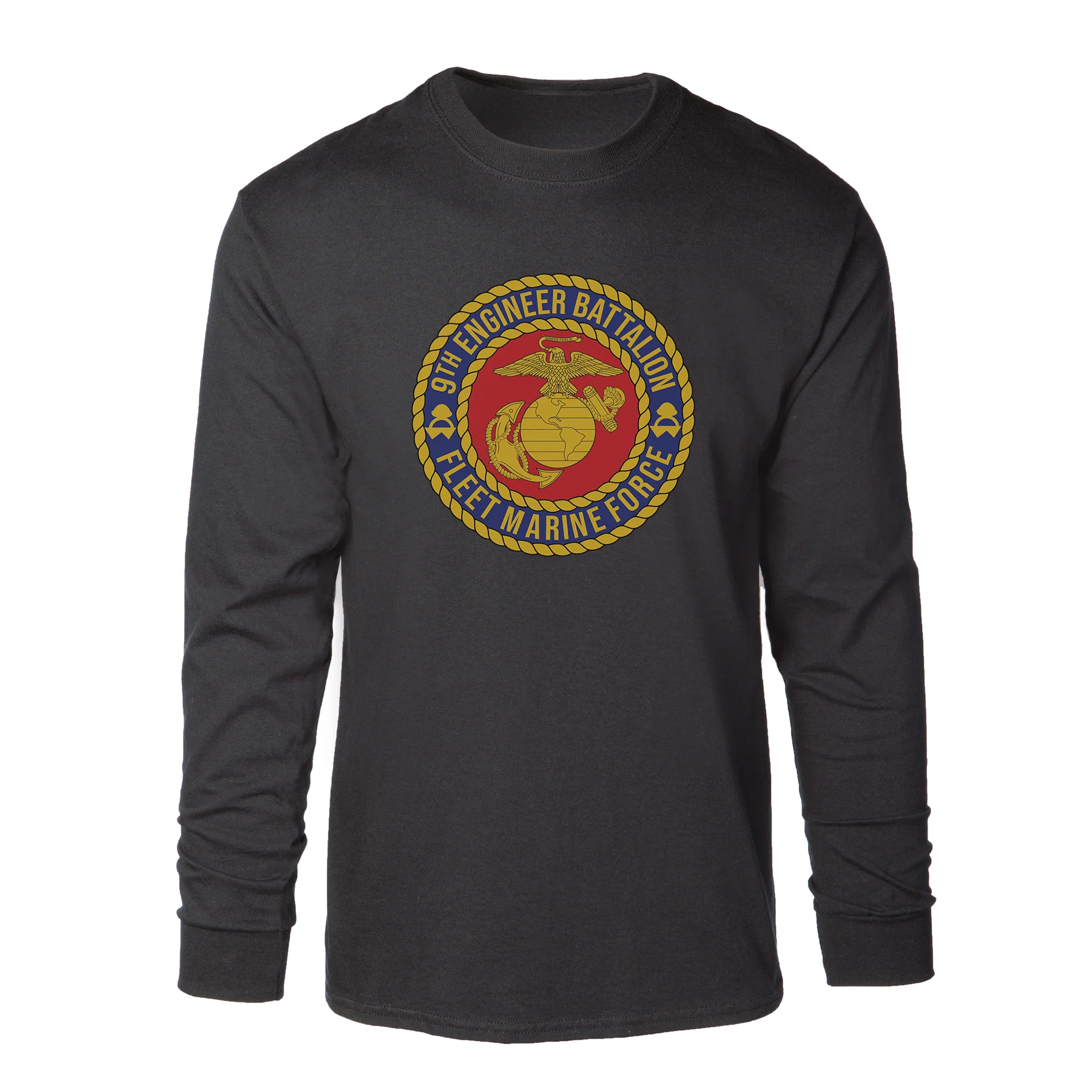 9th Marine Engineer Battalion Long Sleeve Shirt - Image 3