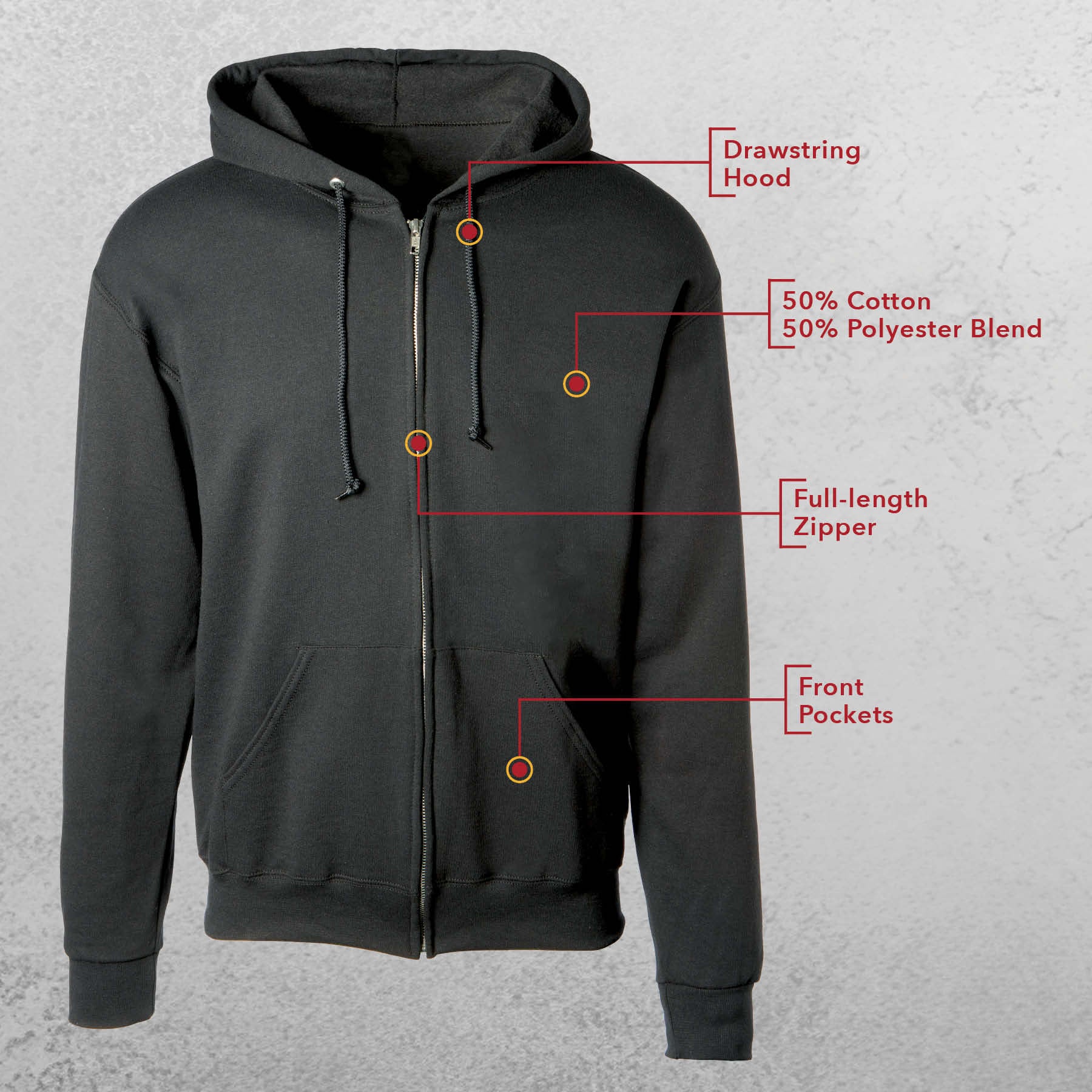 USMC EGA Full-Zip Hoodie - Image 6