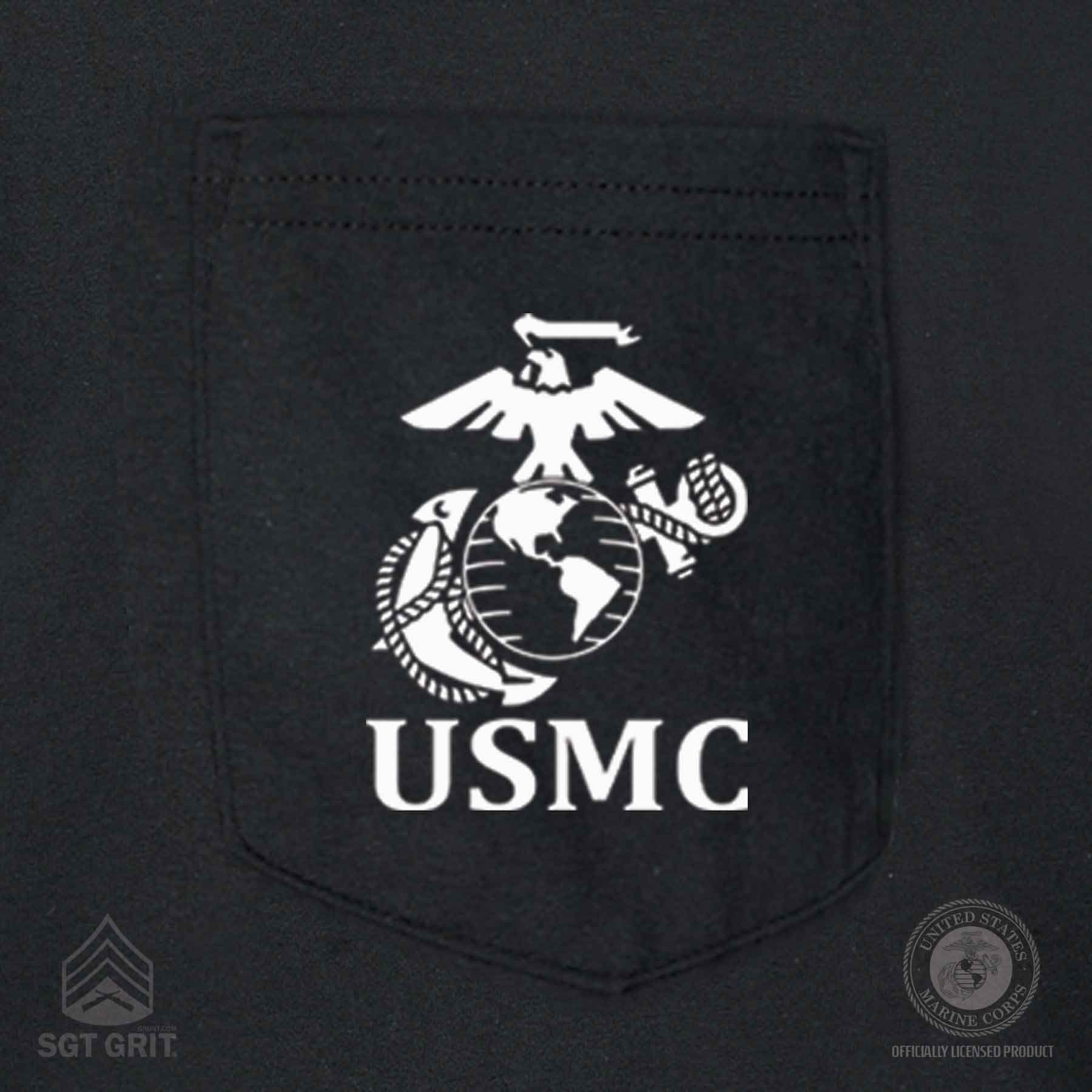 Marines Don't Die Pocket T-Shirt - Image 3