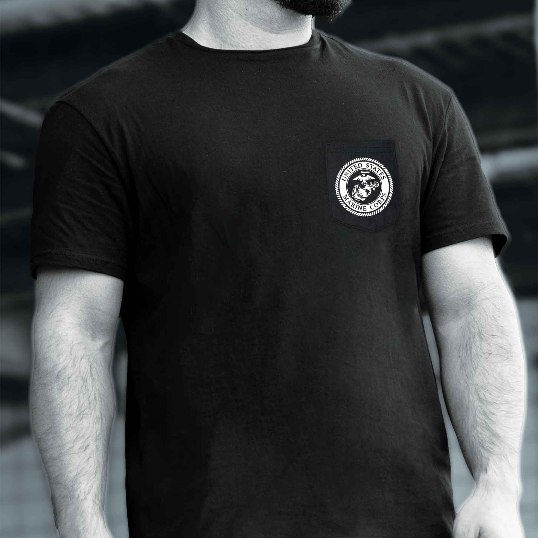 No Better Friend Front Pocket with Full Back T-Shirt - Image 2