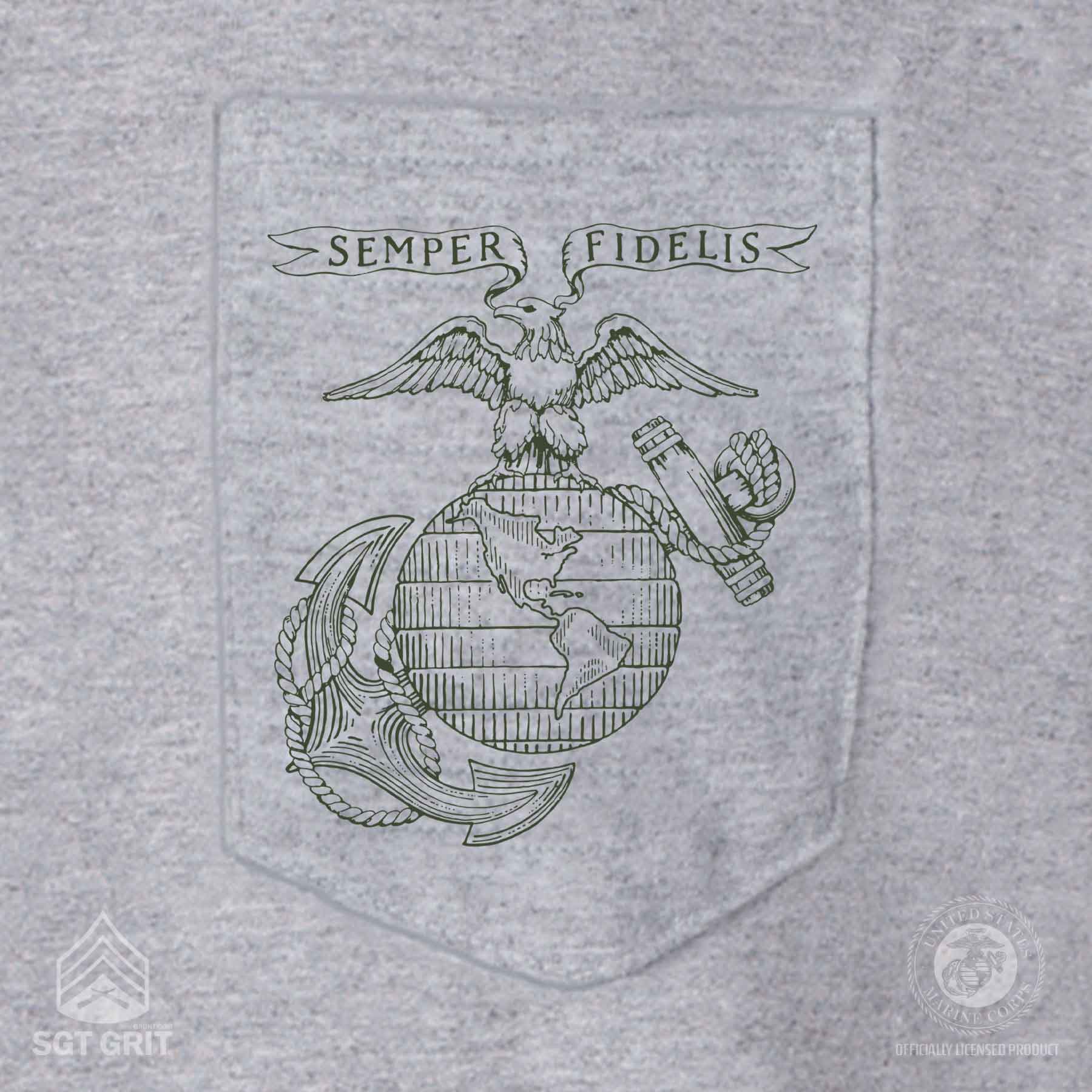 Not As Lean Back With Front Pocket T-Shirt - Image 3