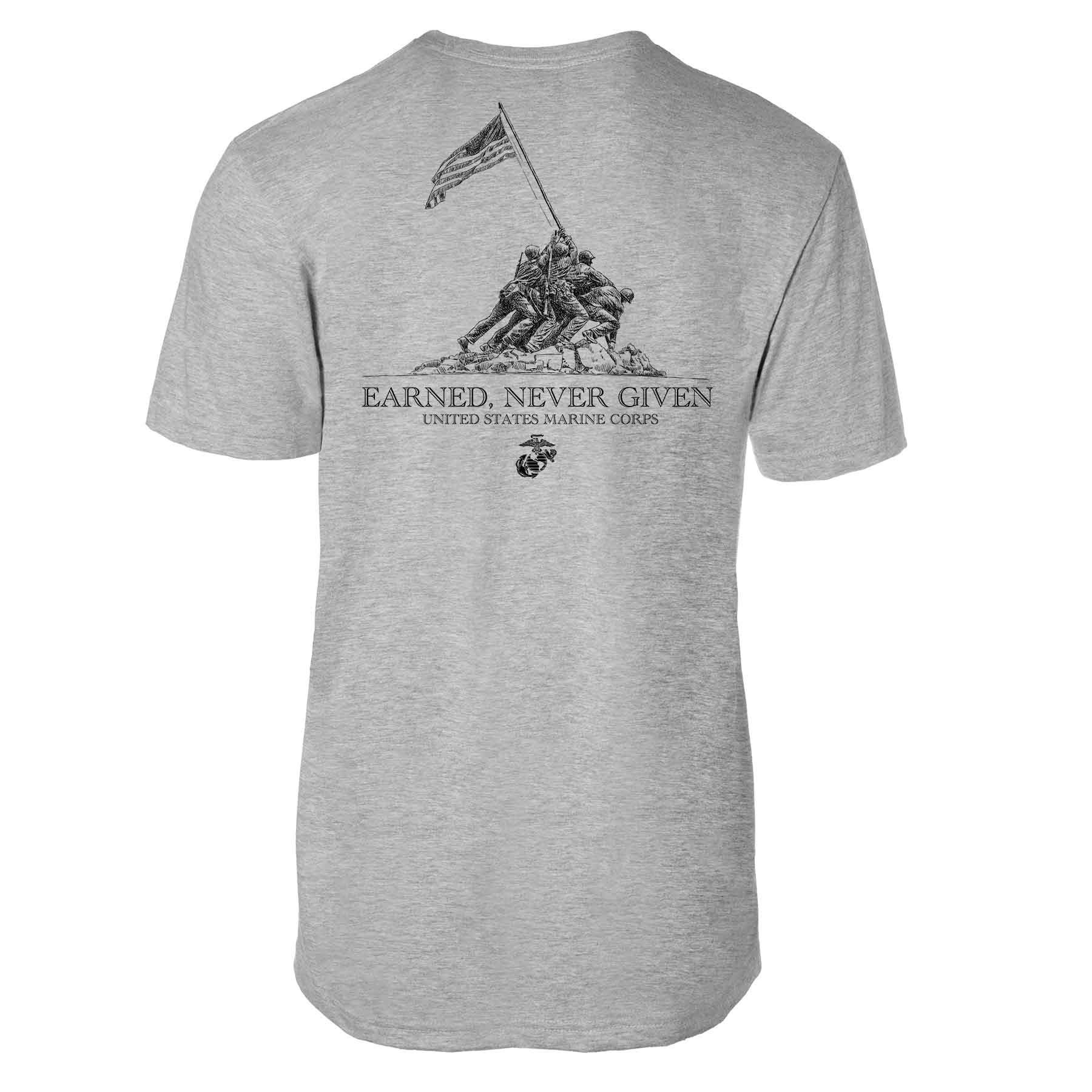 Earned Never Given Back With Front Pocket T-shirt - Image 7