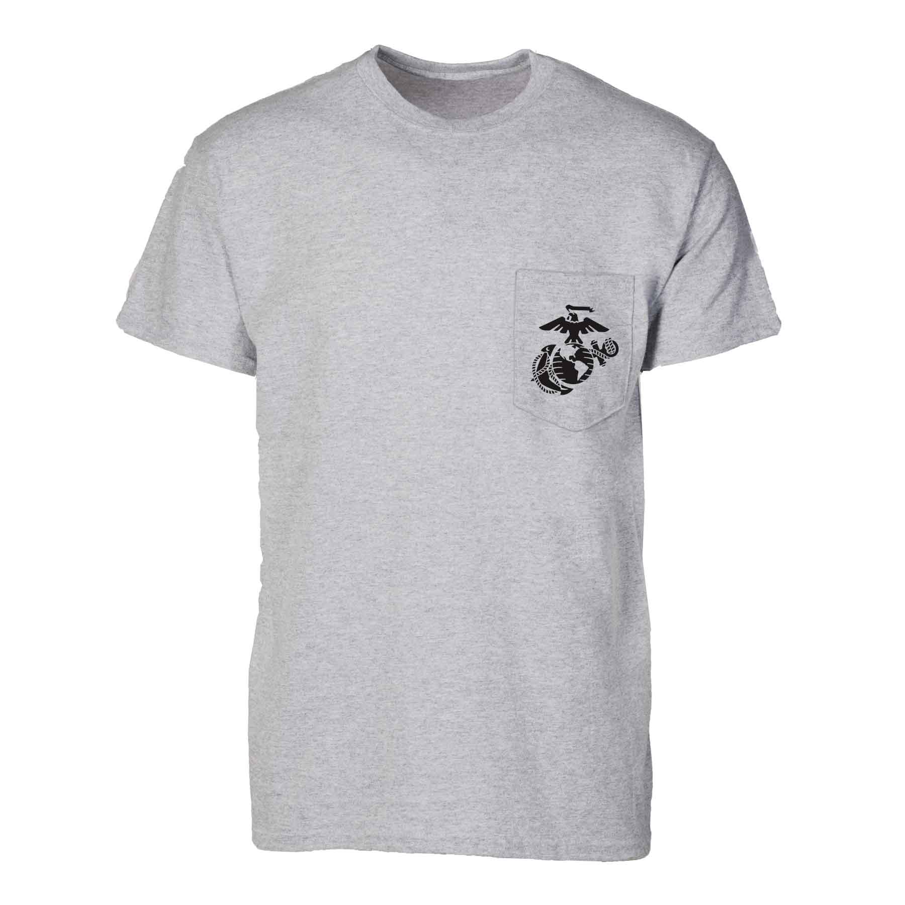 Vintage Marine Back With Front Pocket T-shirt - Image 4