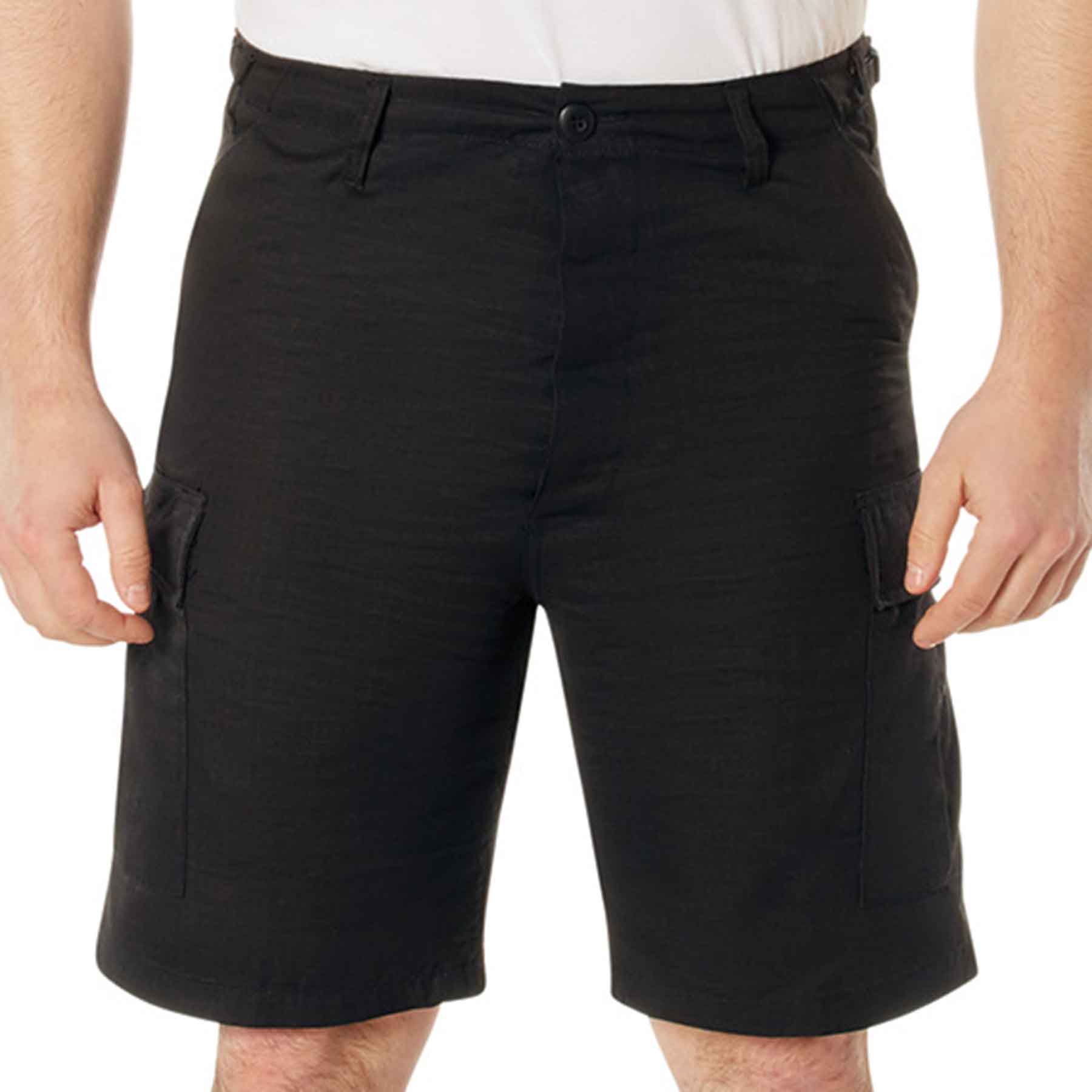 Tactical Cargo Shorts- Black - Image 2