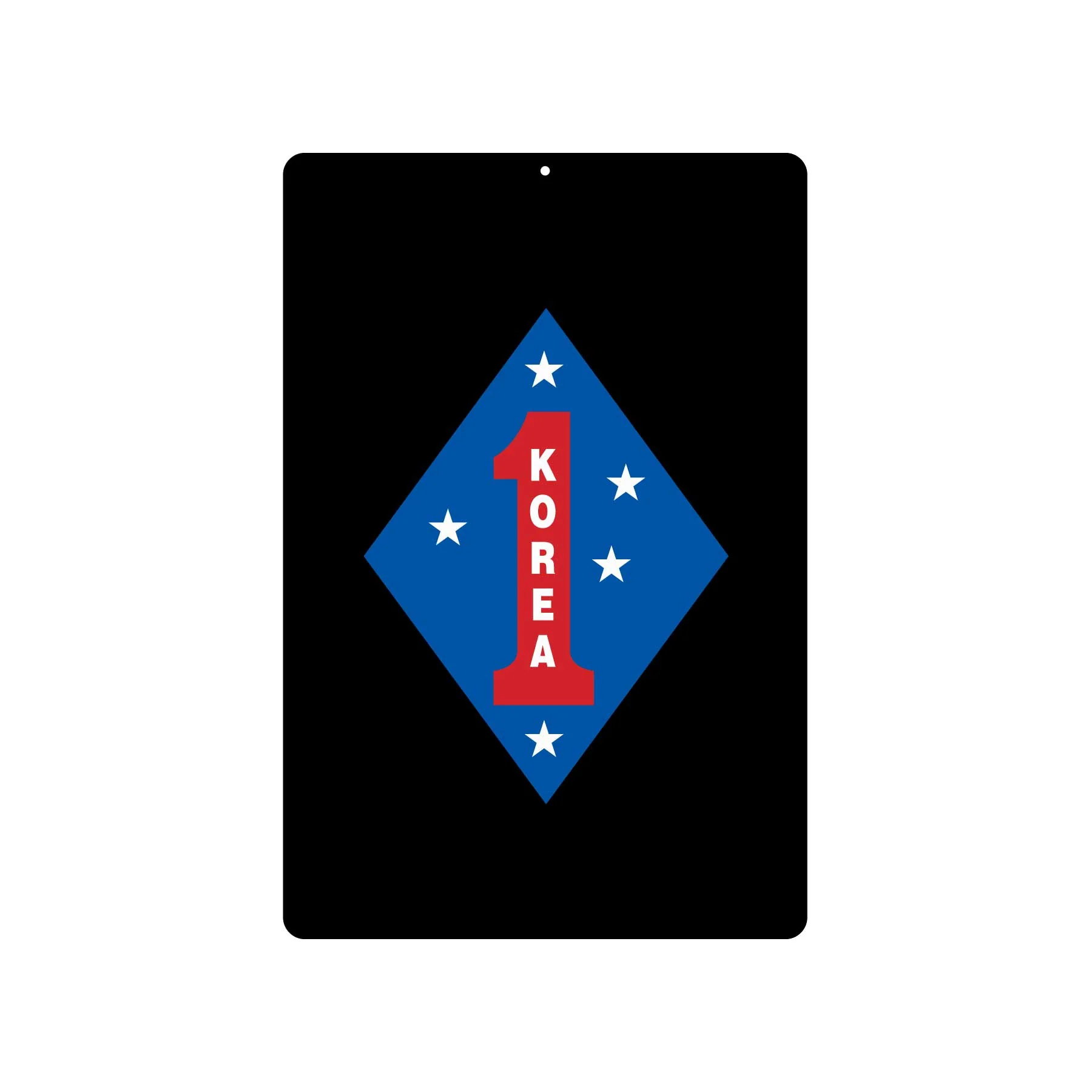 Korea 1st Marine Division Metal Sign