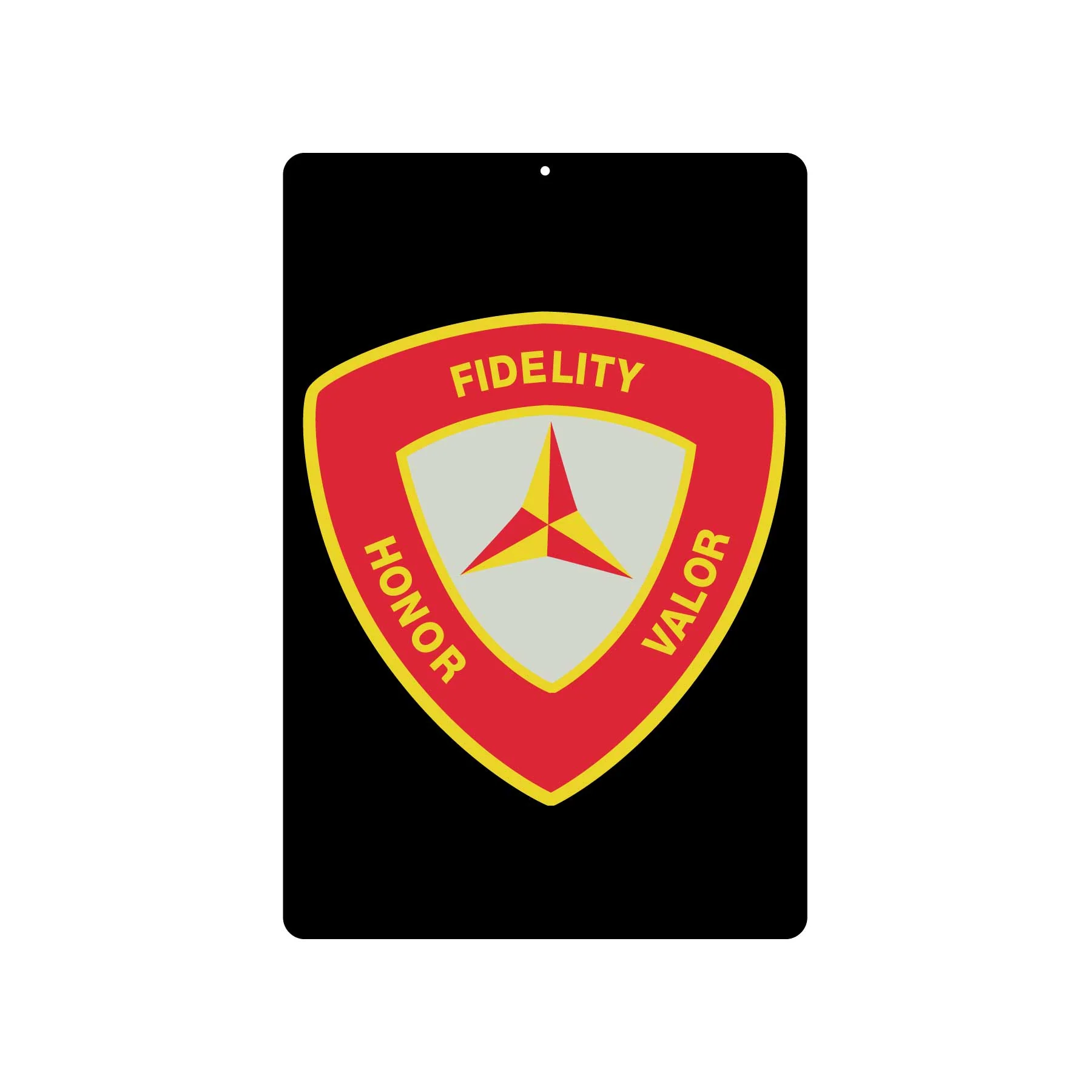 3rd Marine Division Metal Sign- White