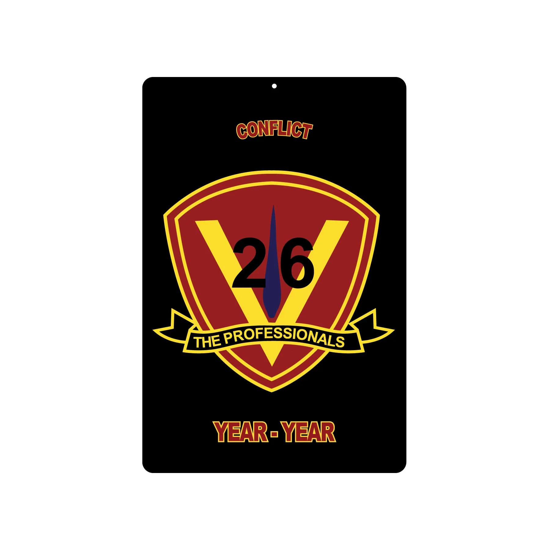 26th Marines Regimental Metal Sign - Image 2