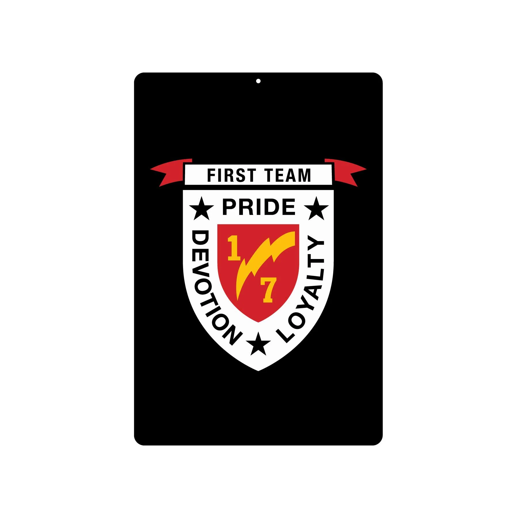 1st Battalion 7th Marines Metal Sign