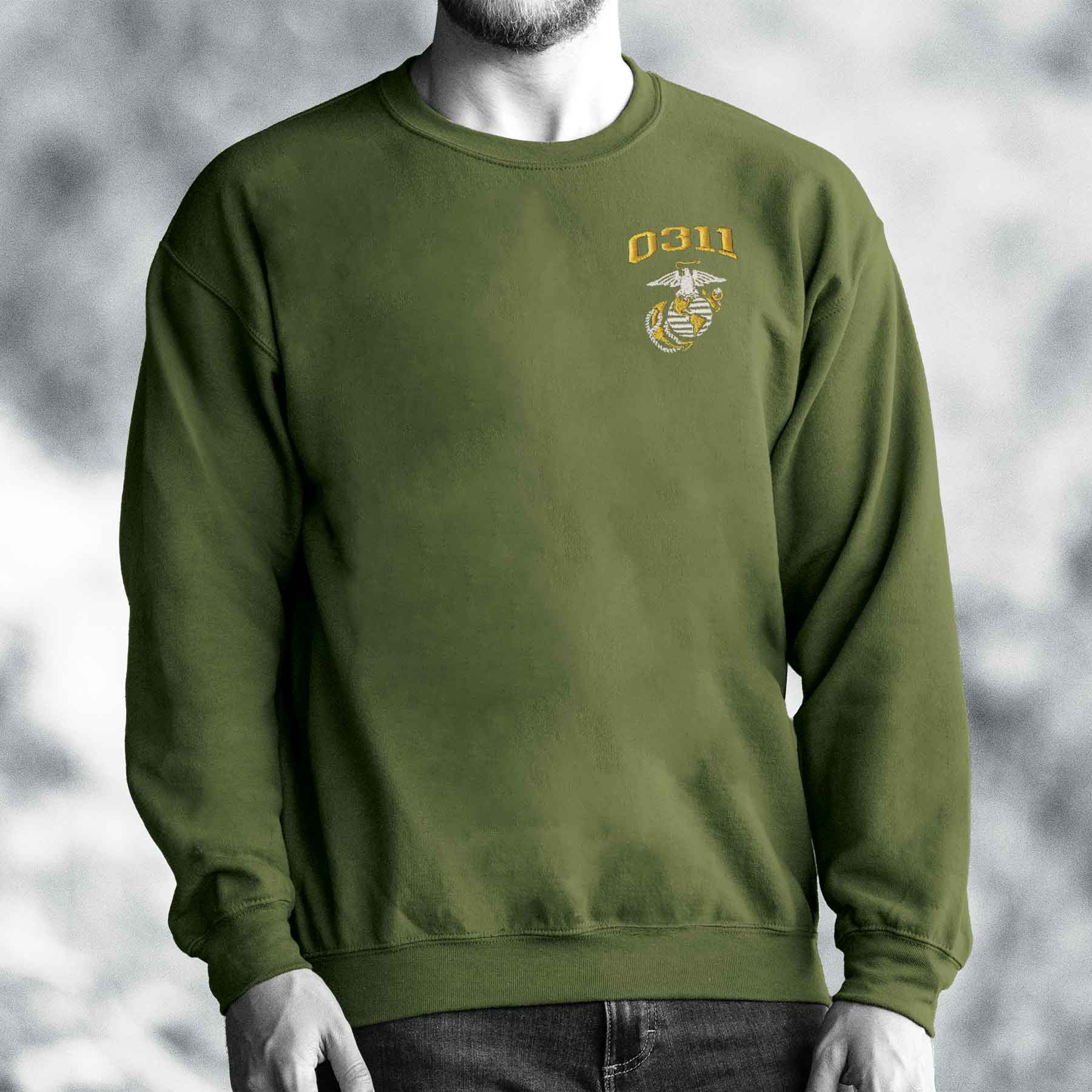 Marine Corps MOS Embroidered Sweatshirt - Image 8