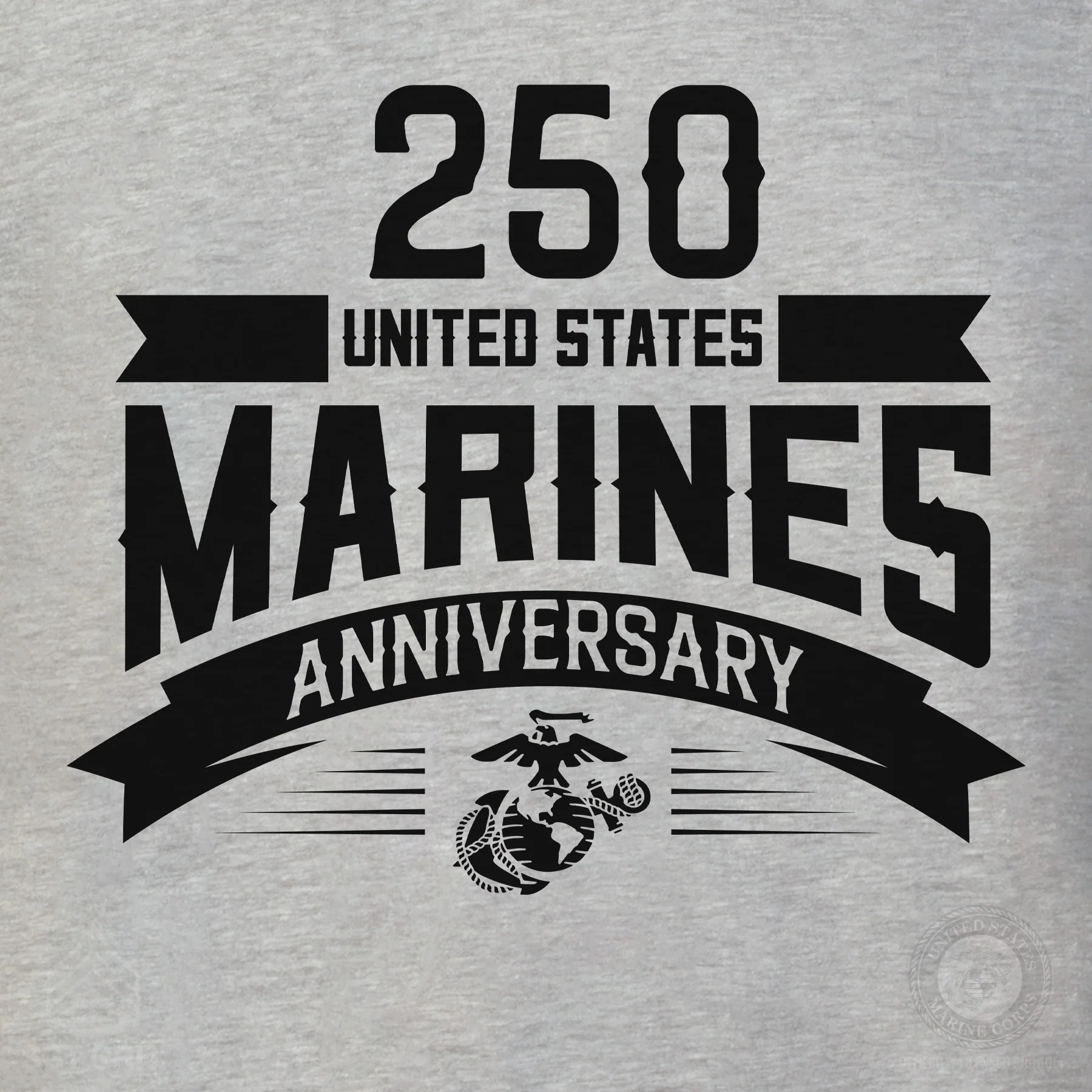 USMC 250th Anniversary Ribbon Sweatshirt - Image 3