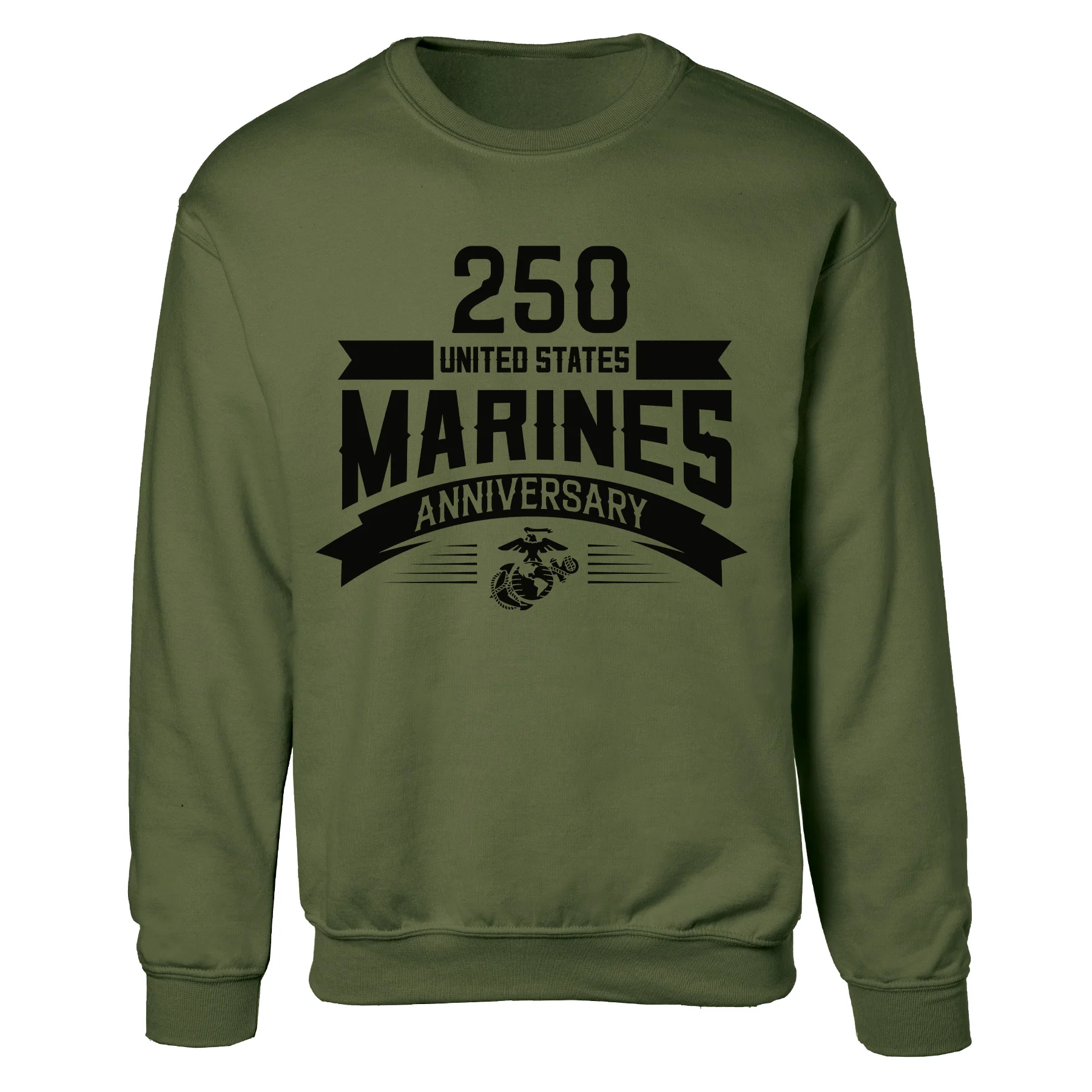 USMC 250th Anniversary Ribbon Sweatshirt - Image 5