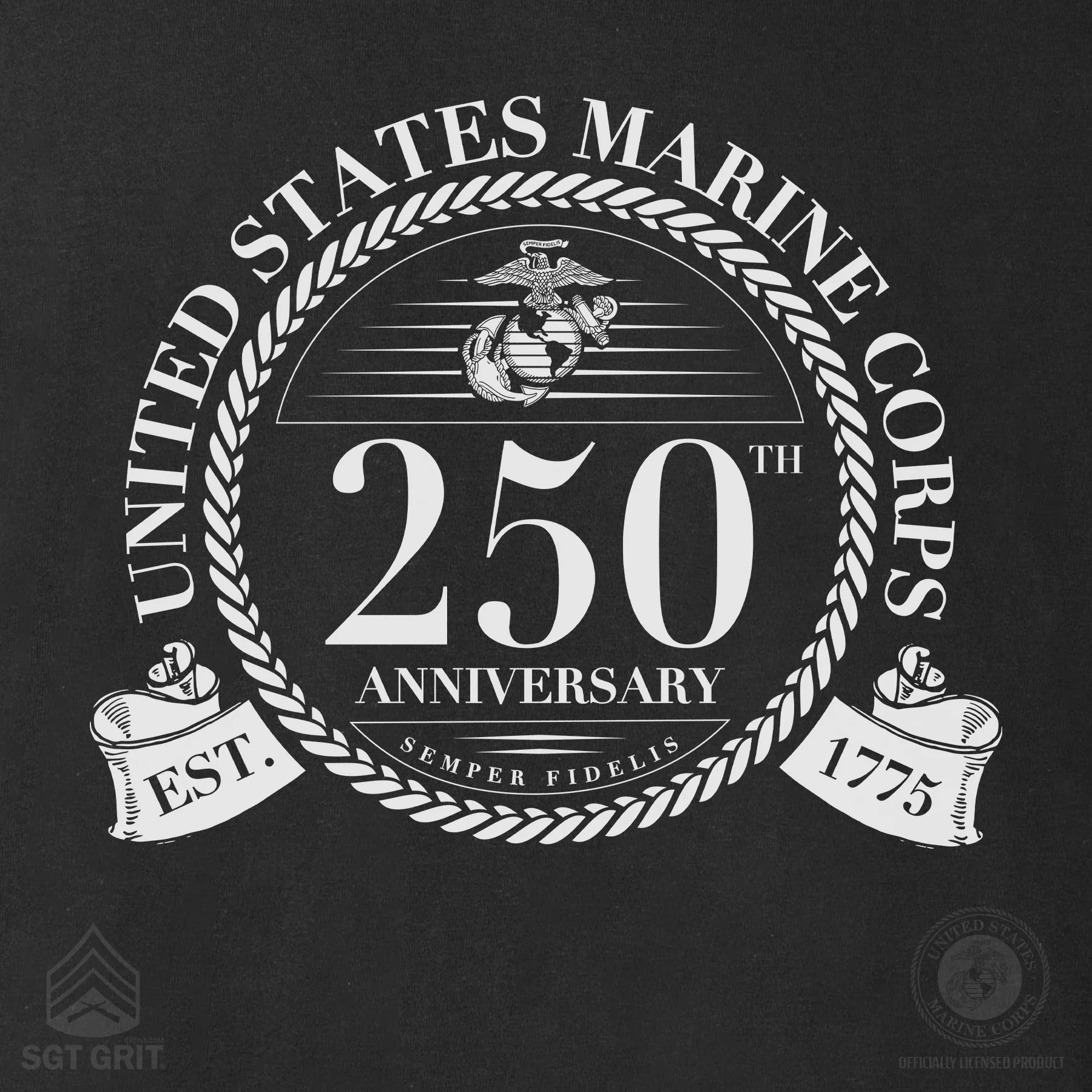 USMC 250th Anniversary Formal Sweatshirt - Image 3