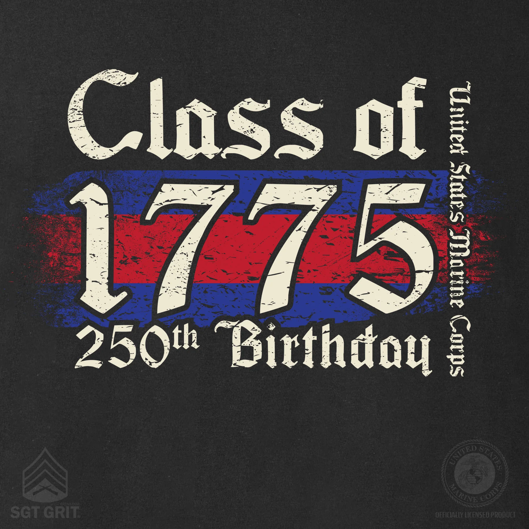 USMC 250th Birthday Class of 1775 Sweatshirt - Image 3