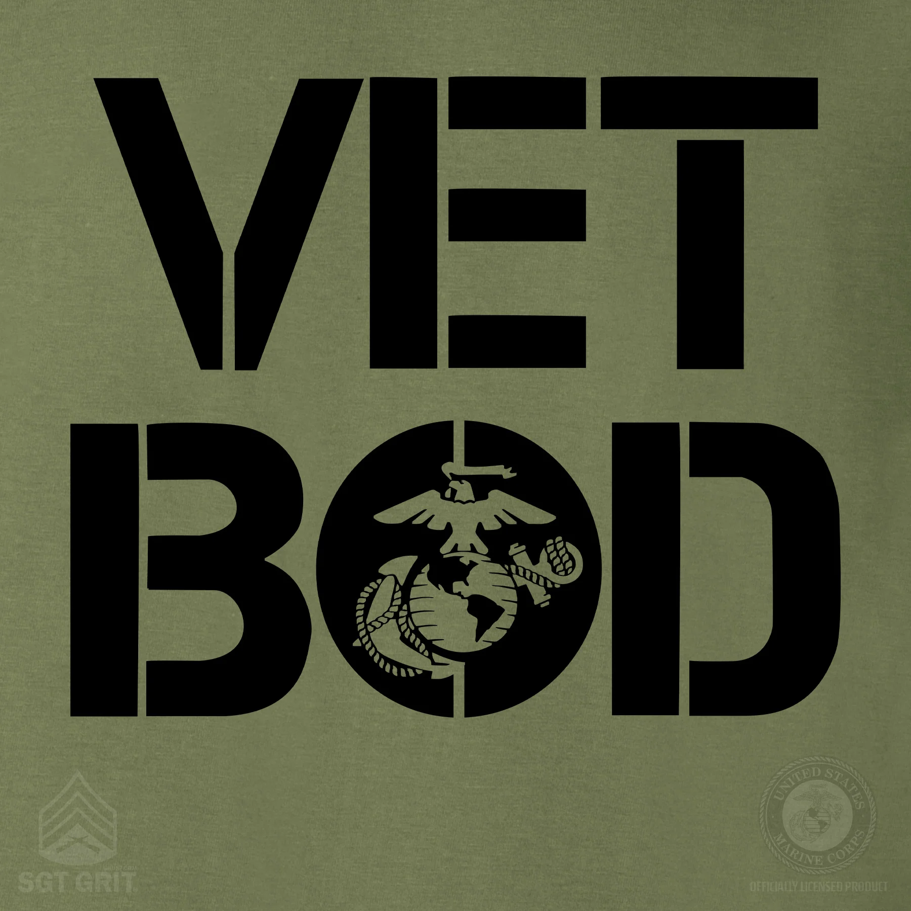 Vet Bod Sweatshirt- OD Green - Image 3
