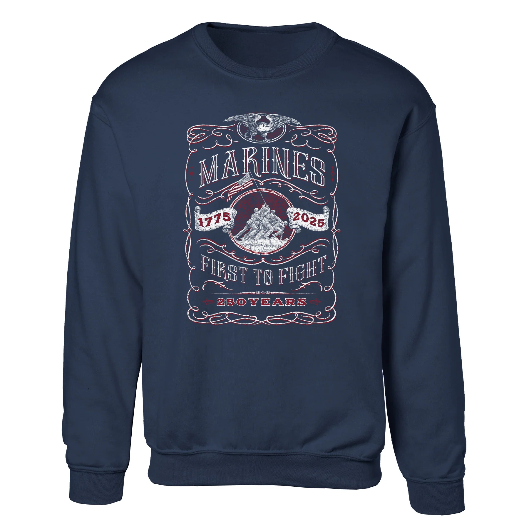 USMC 250 Years Iwo Jima Sweatshirt