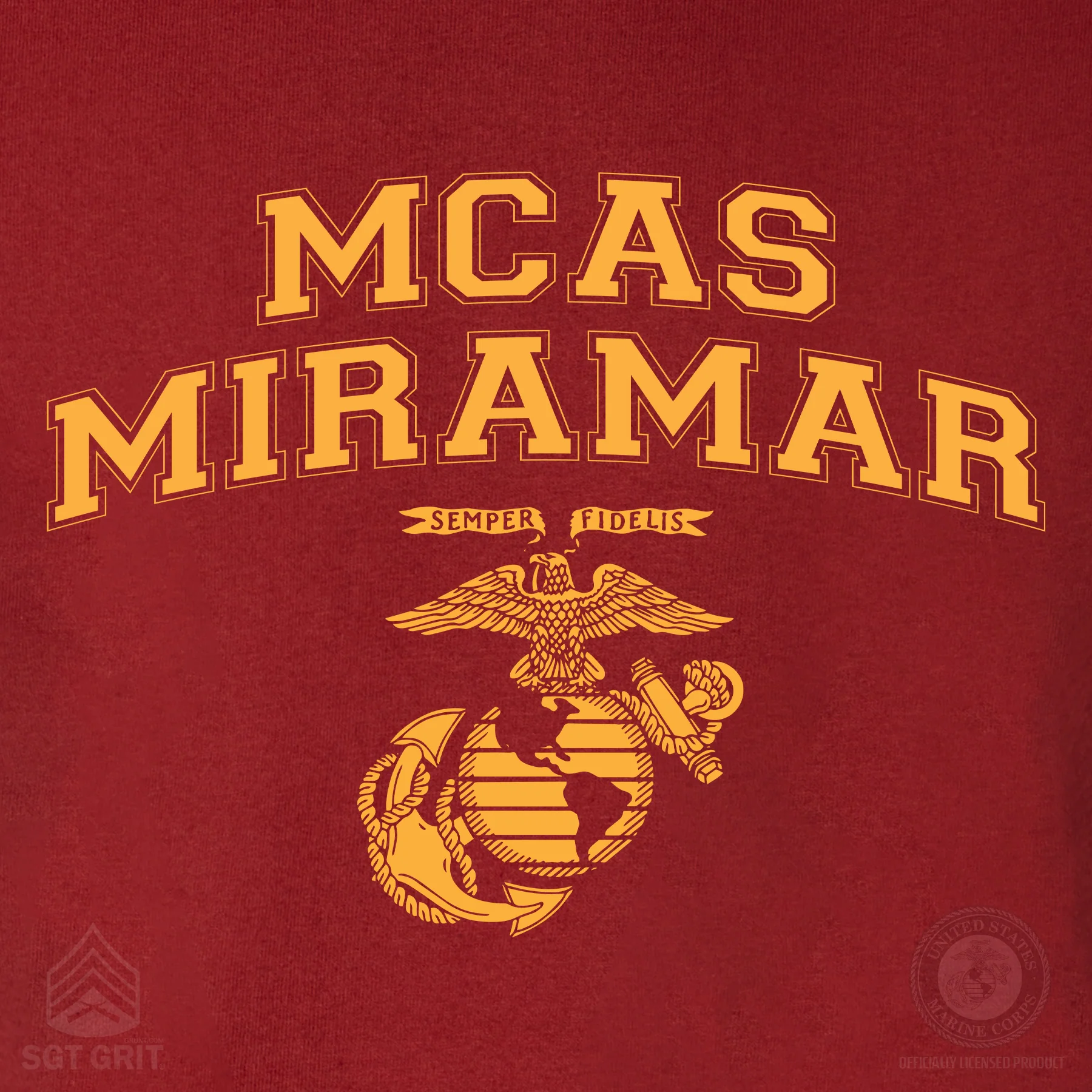 Marine Corps Base Collegiate EGA Sweatshirt - Image 32