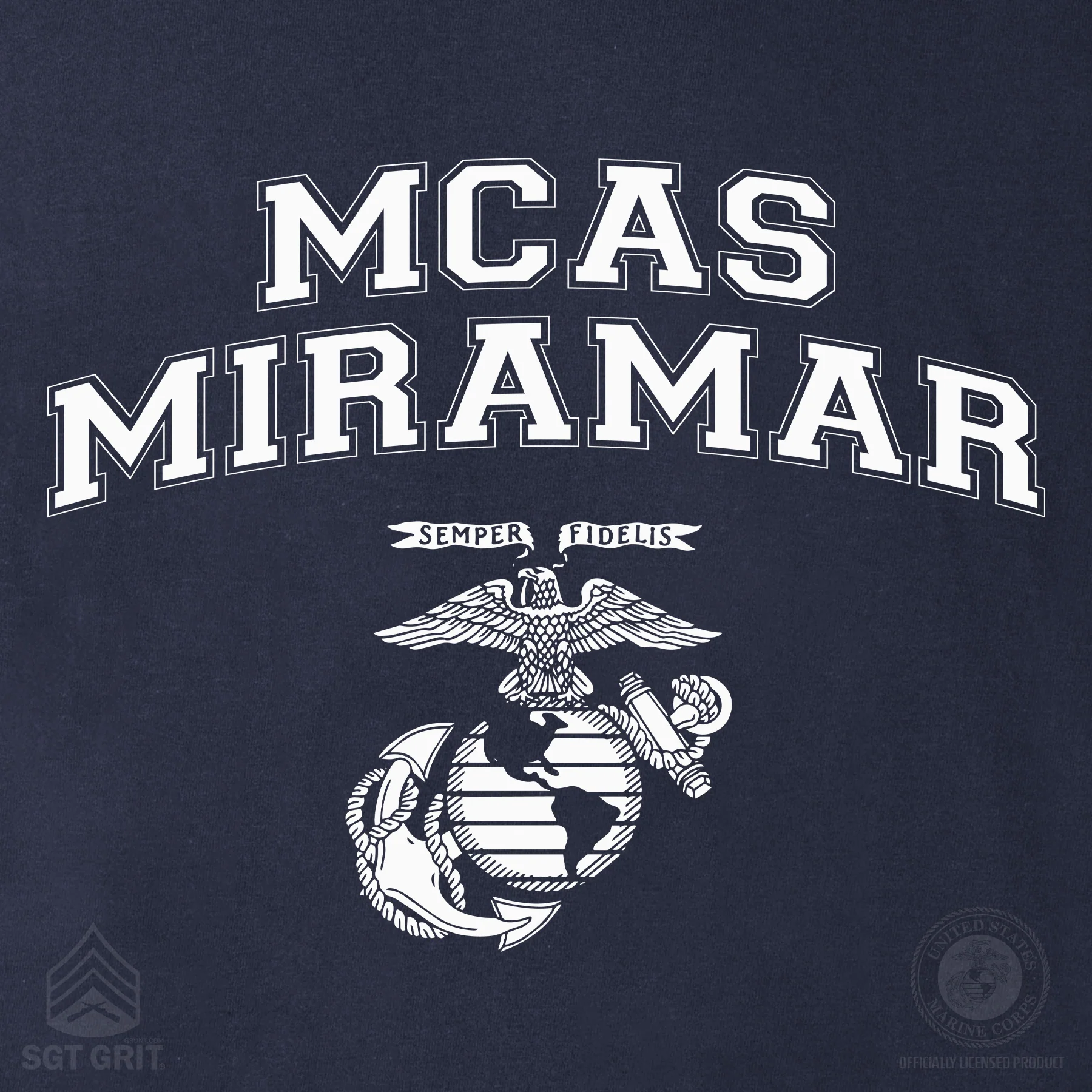 Marine Corps Base Collegiate EGA Sweatshirt - Image 34