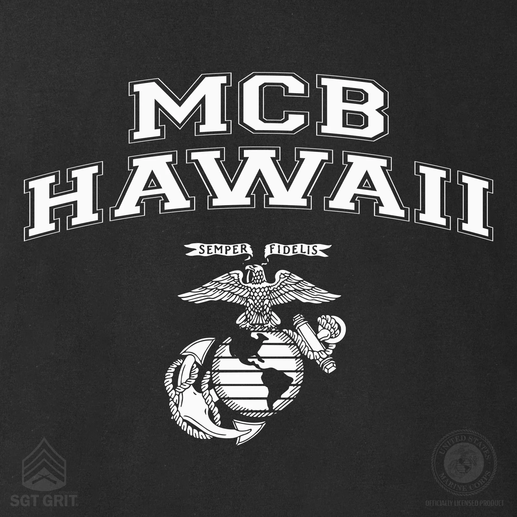 Marine Corps Base Collegiate EGA Sweatshirt - Image 41