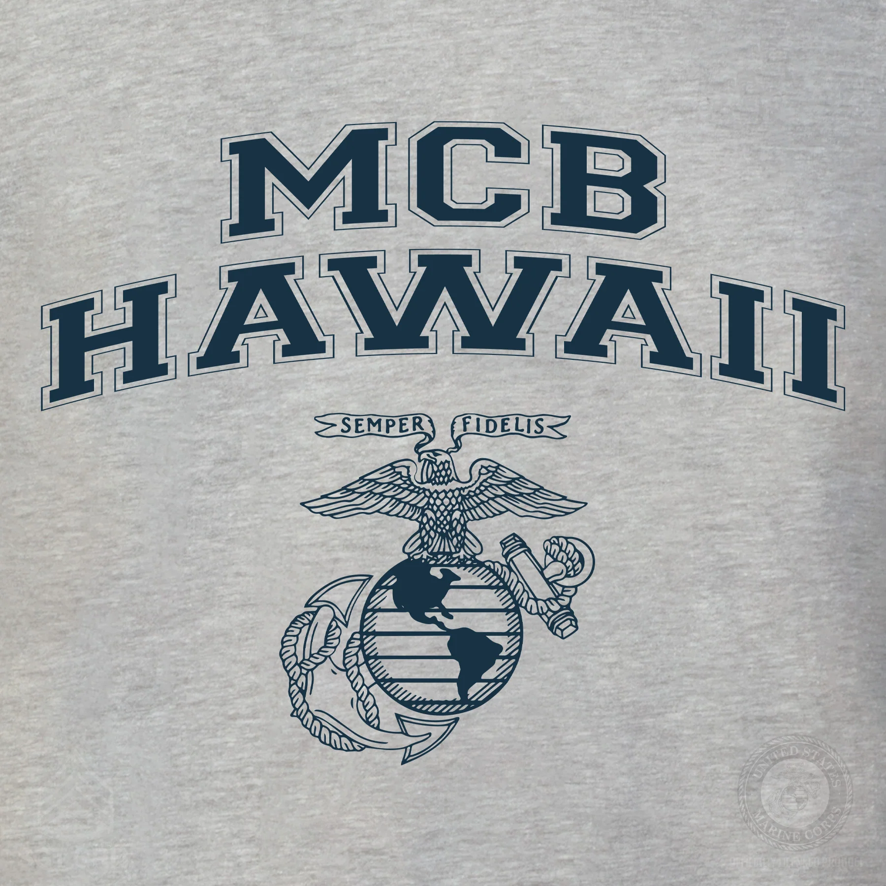 Marine Corps Base Collegiate EGA Sweatshirt - Image 43