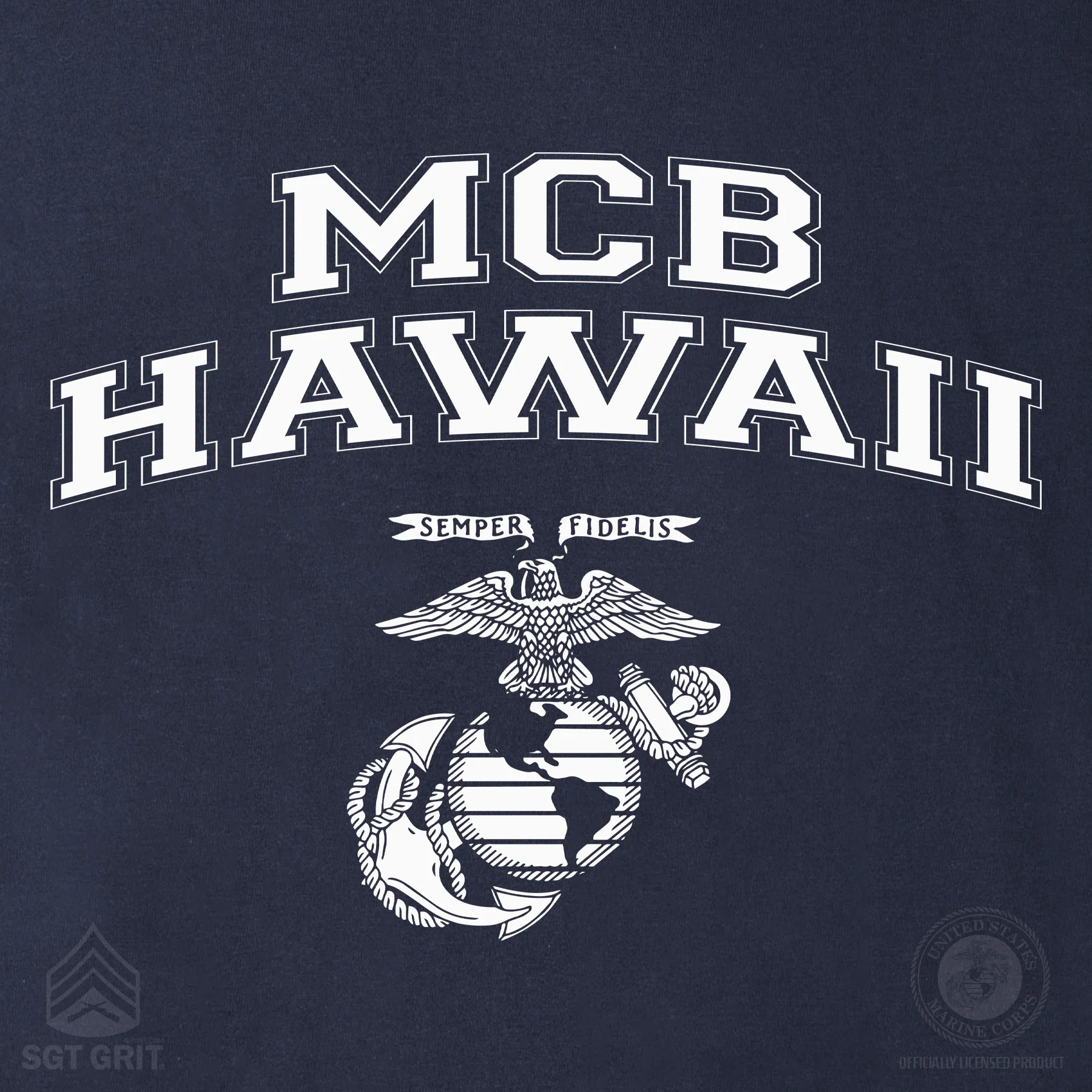 Marine Corps Base Collegiate EGA Sweatshirt - Image 44