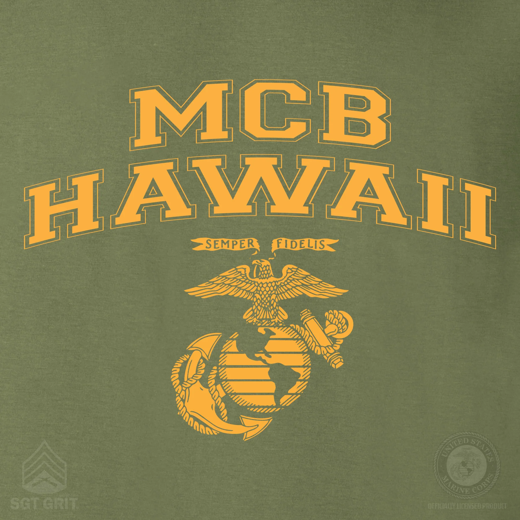 Marine Corps Base Collegiate EGA Sweatshirt - Image 45