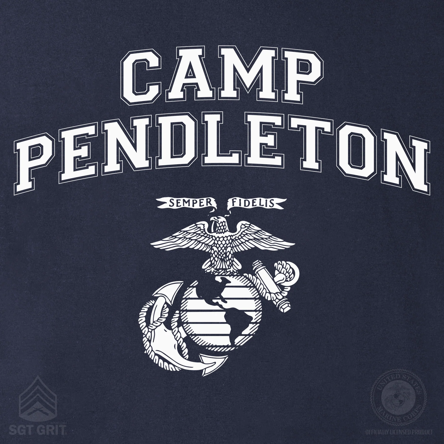 Marine Corps Base Collegiate EGA Sweatshirt - Image 50