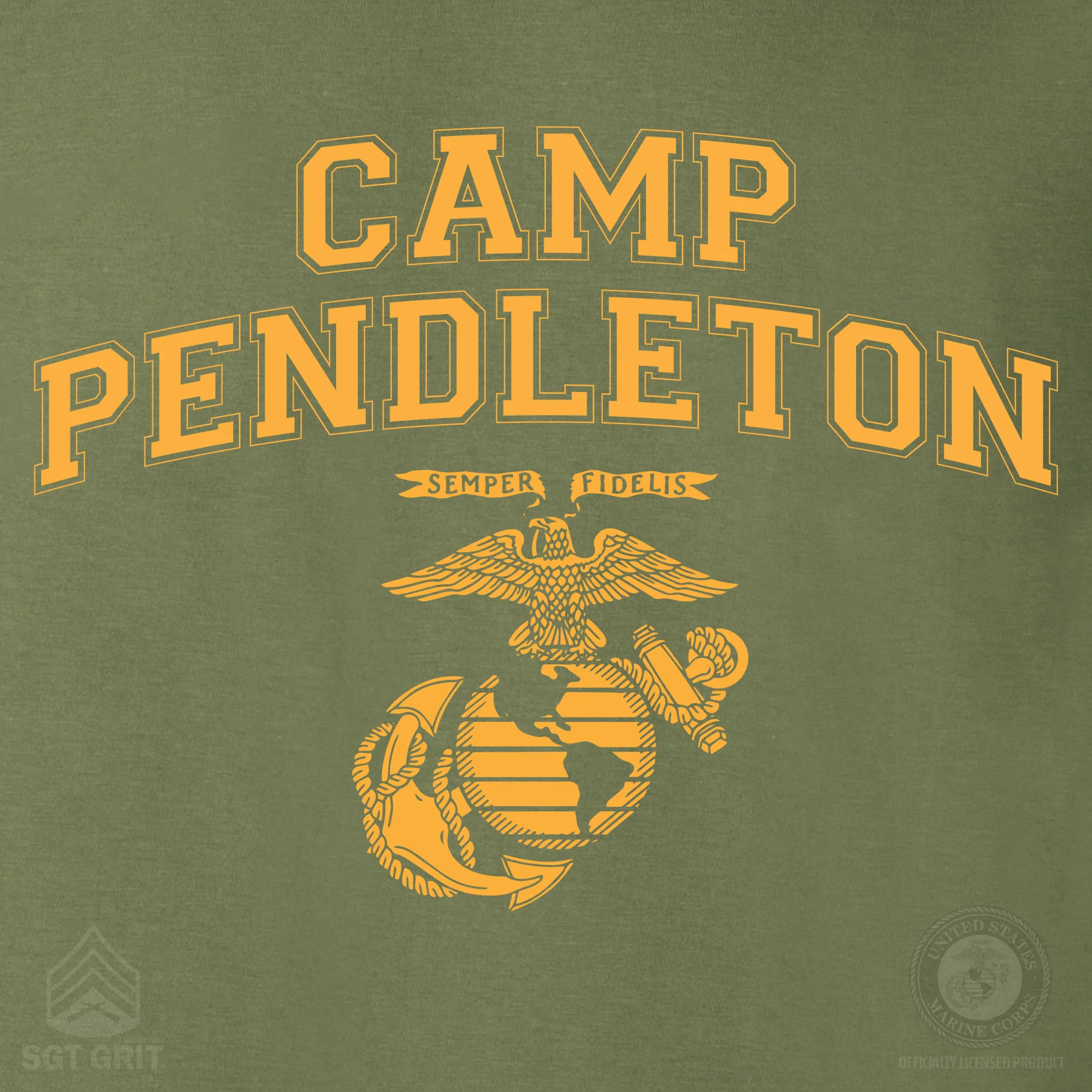 Marine Corps Base Collegiate EGA Sweatshirt - Image 51