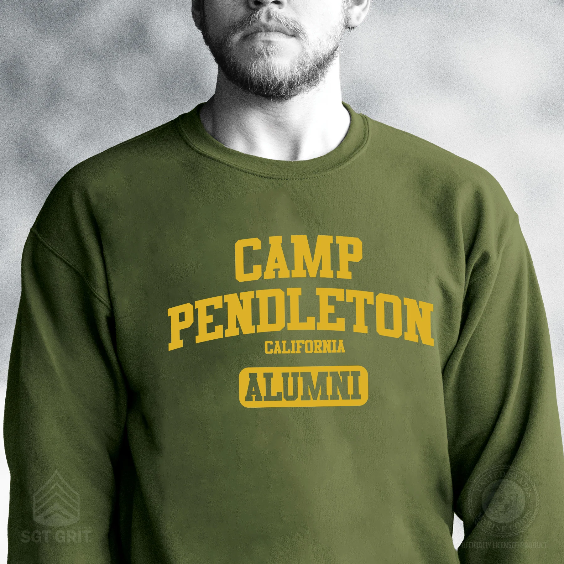 Marine Corps Base Collegiate Alumni Sweatshirt - Image 11