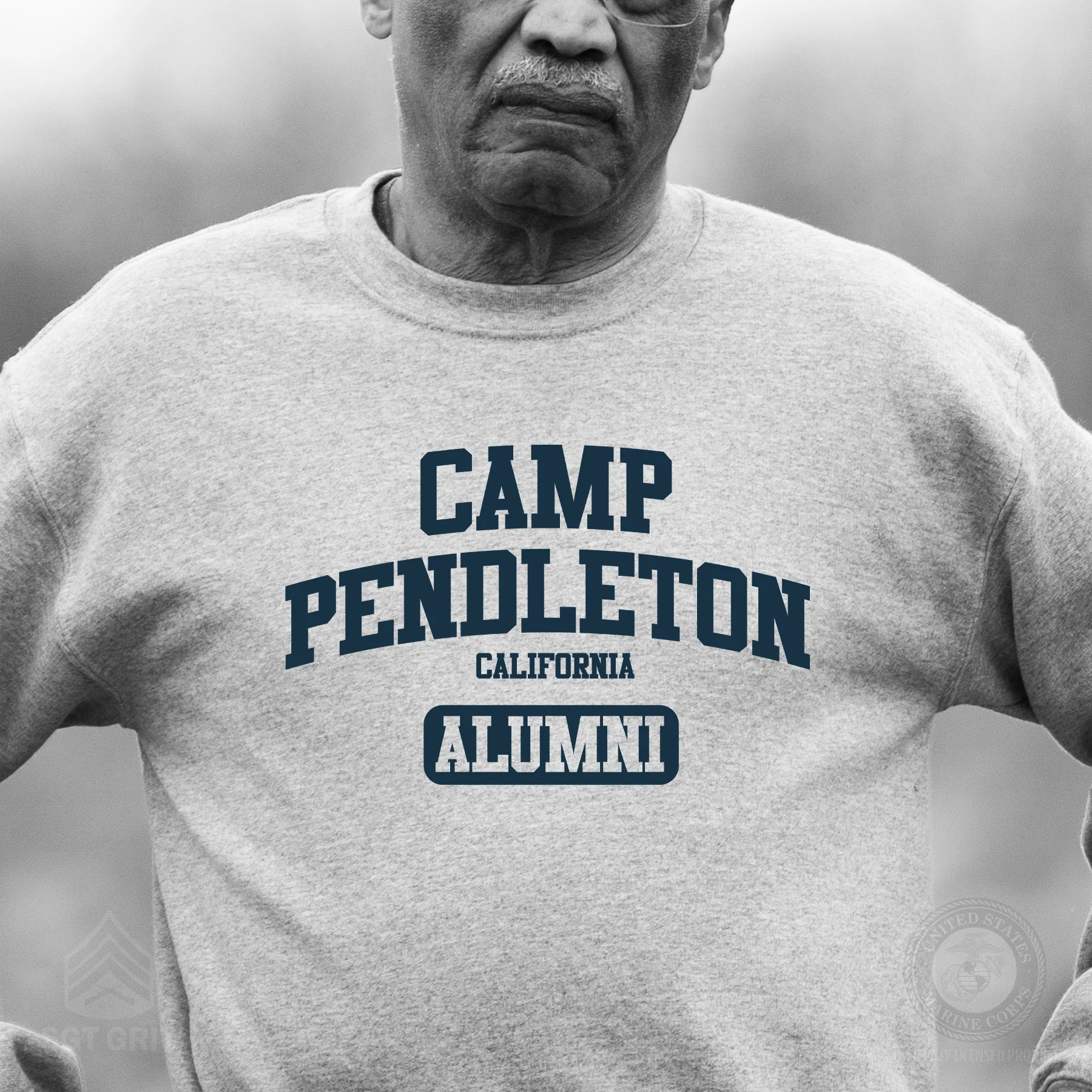 Marine Corps Base Collegiate Alumni Sweatshirt - Image 9
