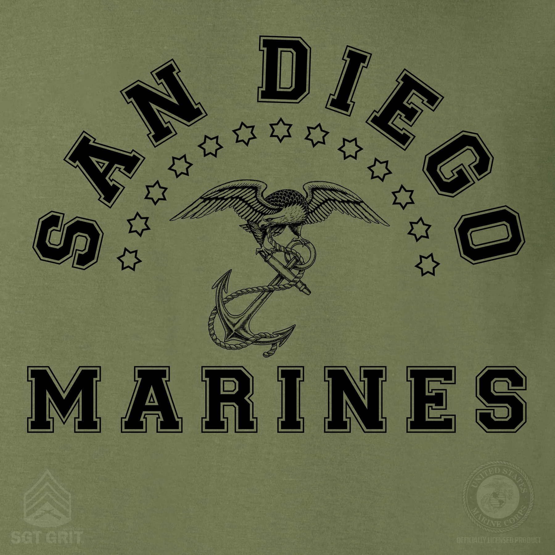 MCRD Vintage Eagle & Anchor Sweatshirt - Image 25