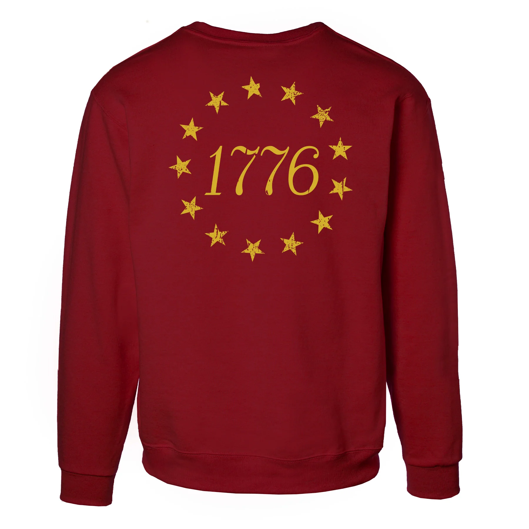 1776 Betsy Ross Flag Sweatshirt - Back Design - Image 25