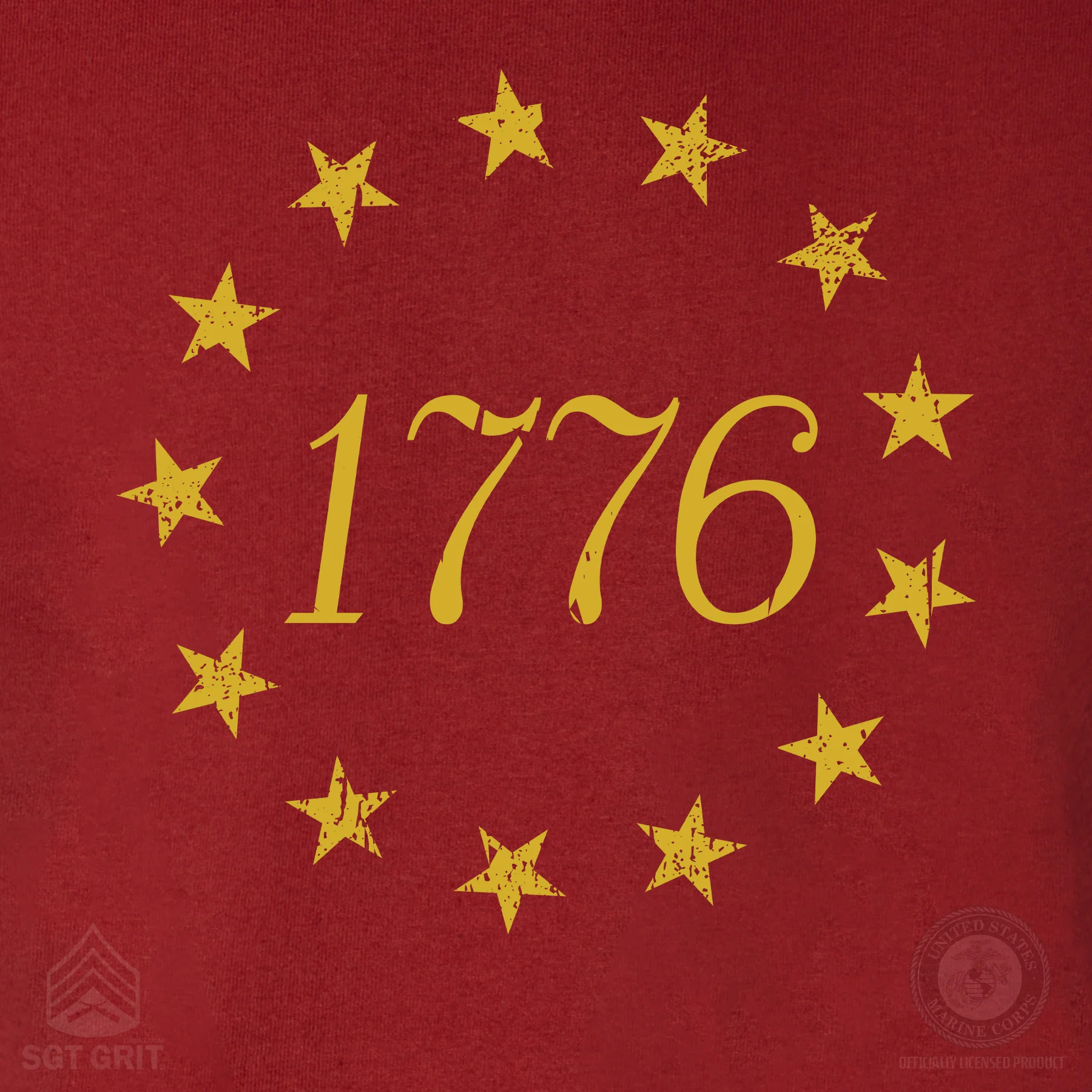 1776 Betsy Ross Flag Sweatshirt - Back Design - Image 31