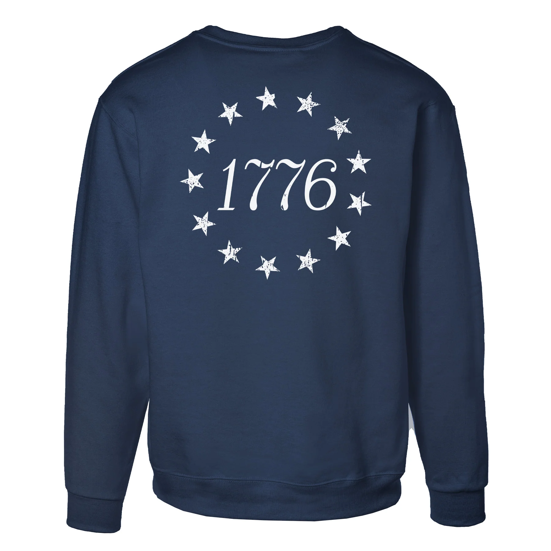 1776 Betsy Ross Flag Sweatshirt - Back Design - Image 4