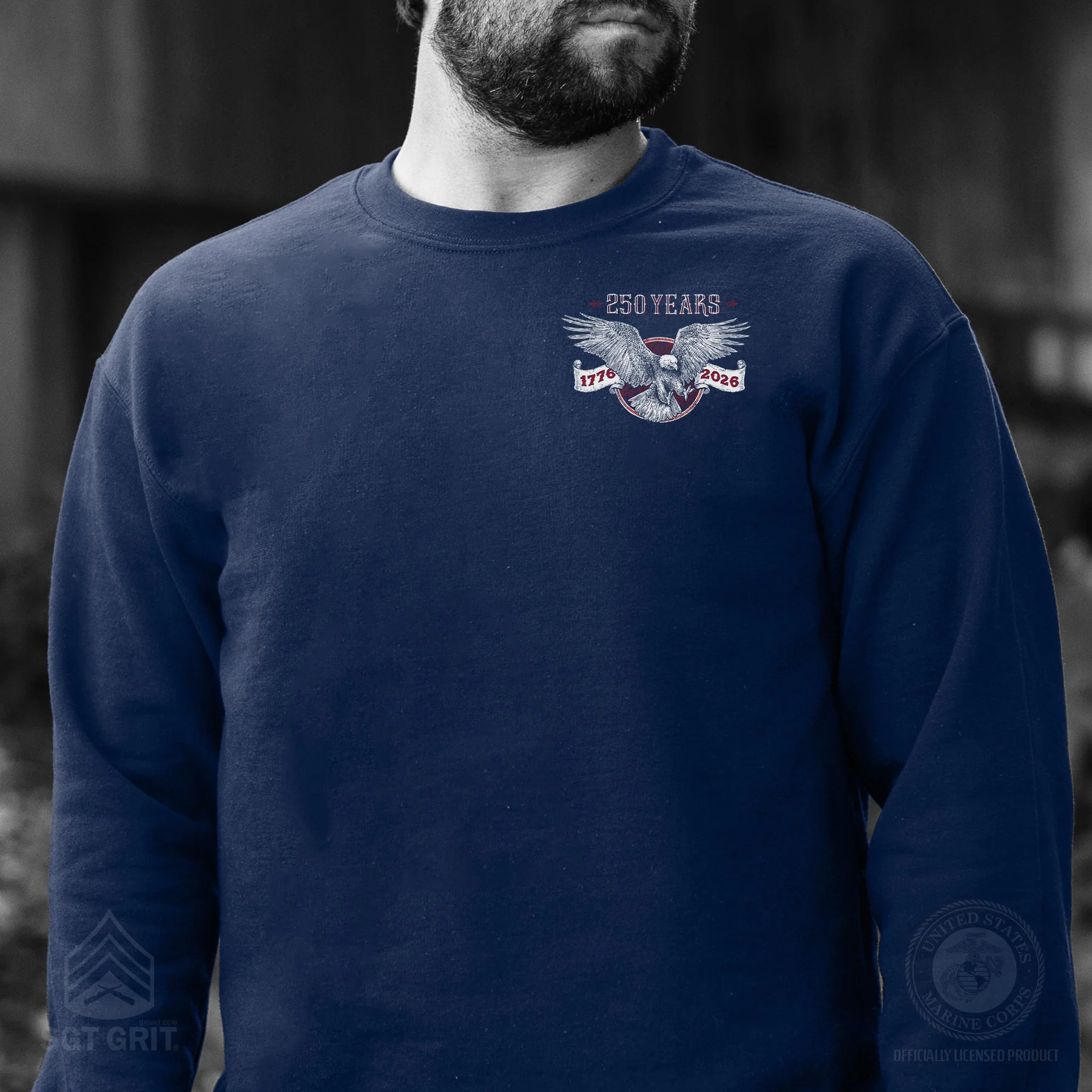250 Years of Liberty & Freedom Sweatshirt - Back Design - Image 2