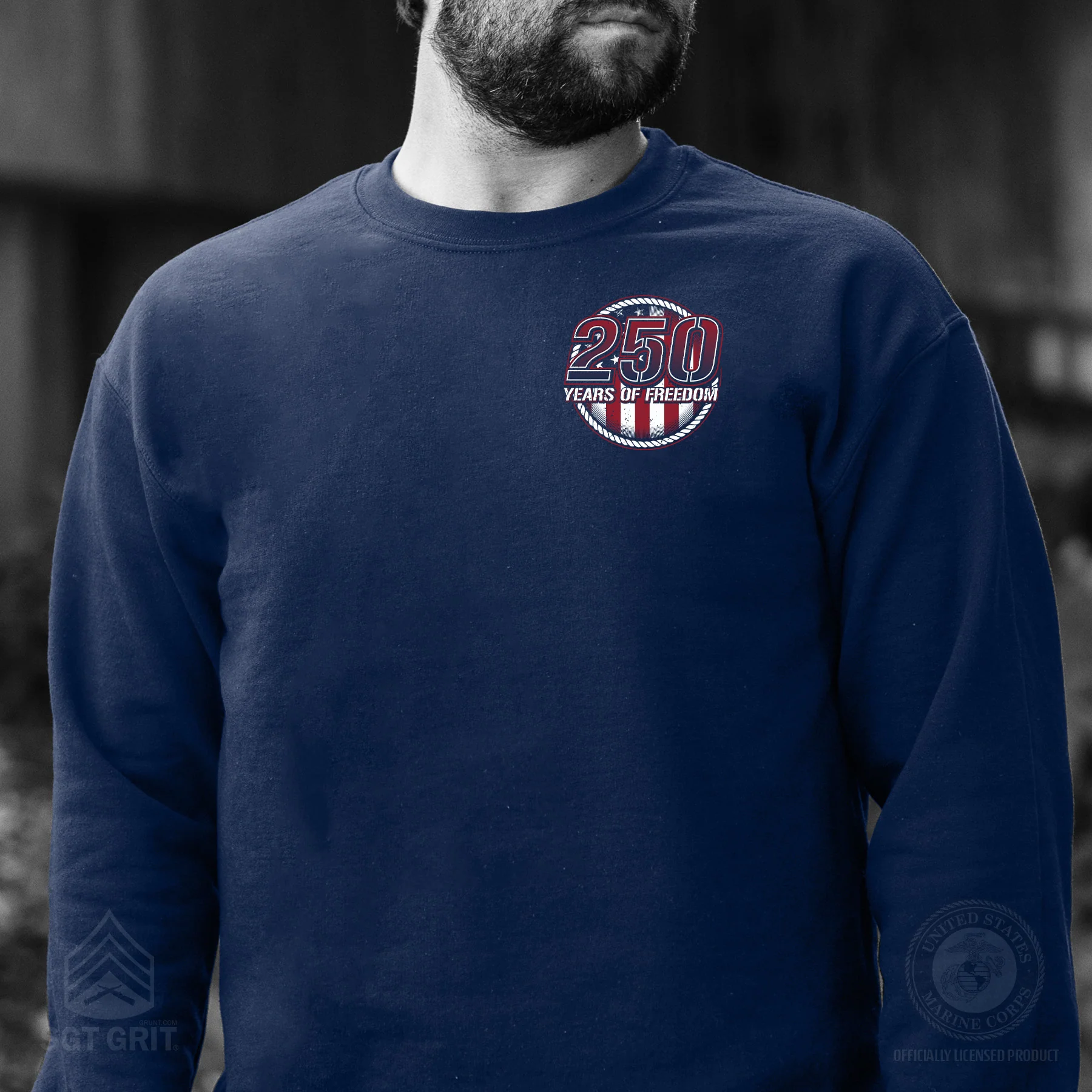 250 Years of Freedom Sweatshirt - Back Design - Image 2