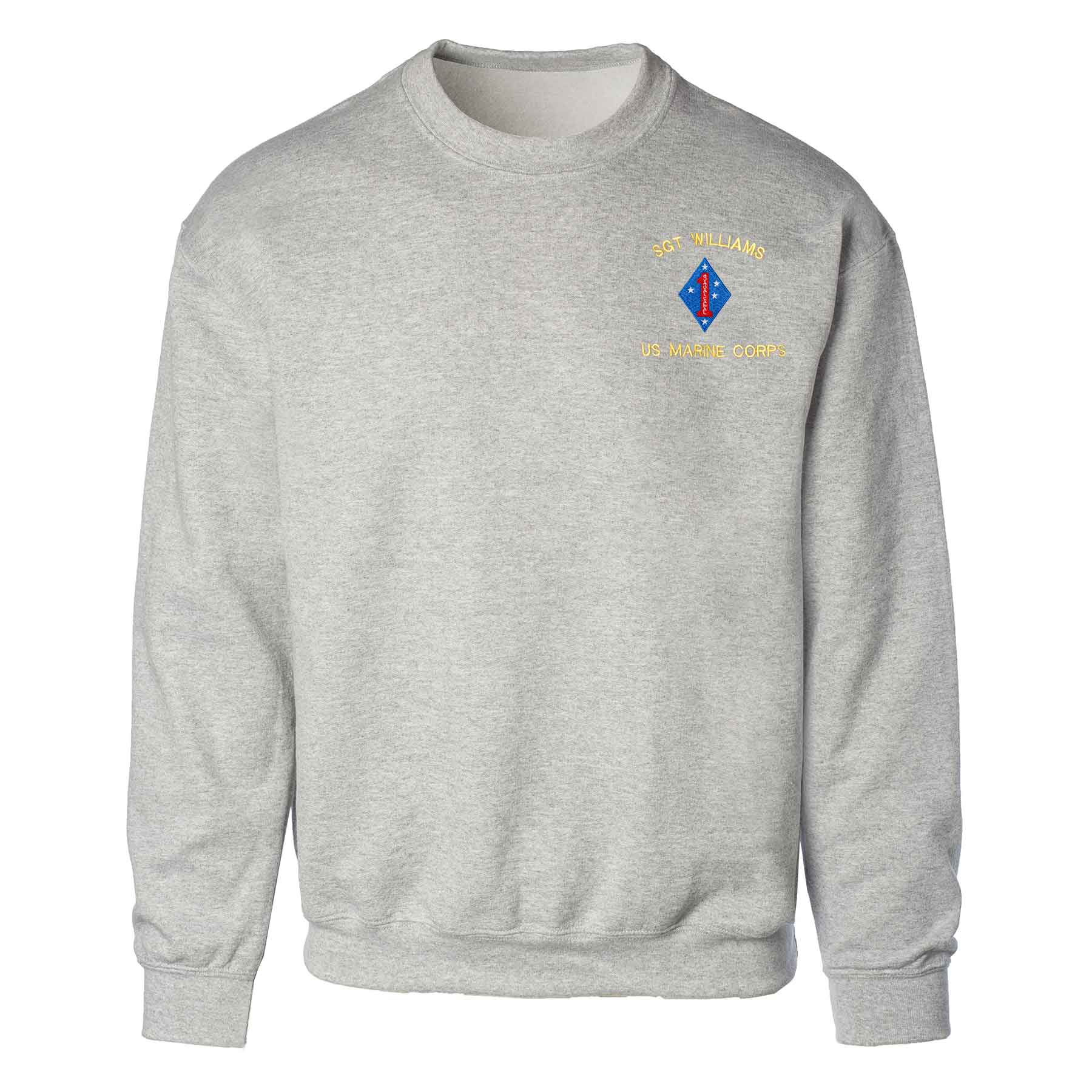 Guadalcanal 1st Marine Division Embroidered Sweatshirt - Image 2