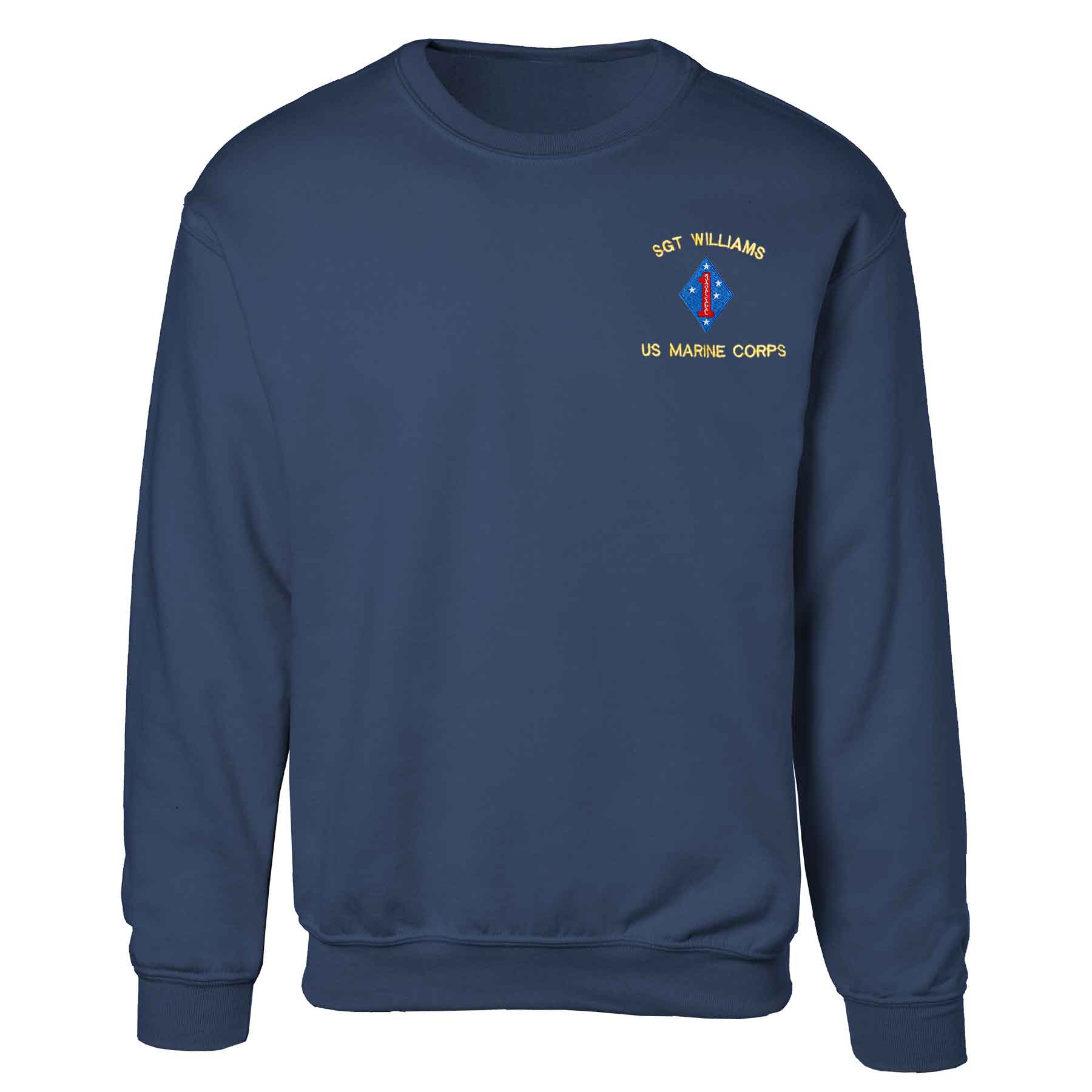 Guadalcanal 1st Marine Division Embroidered Sweatshirt - Image 3