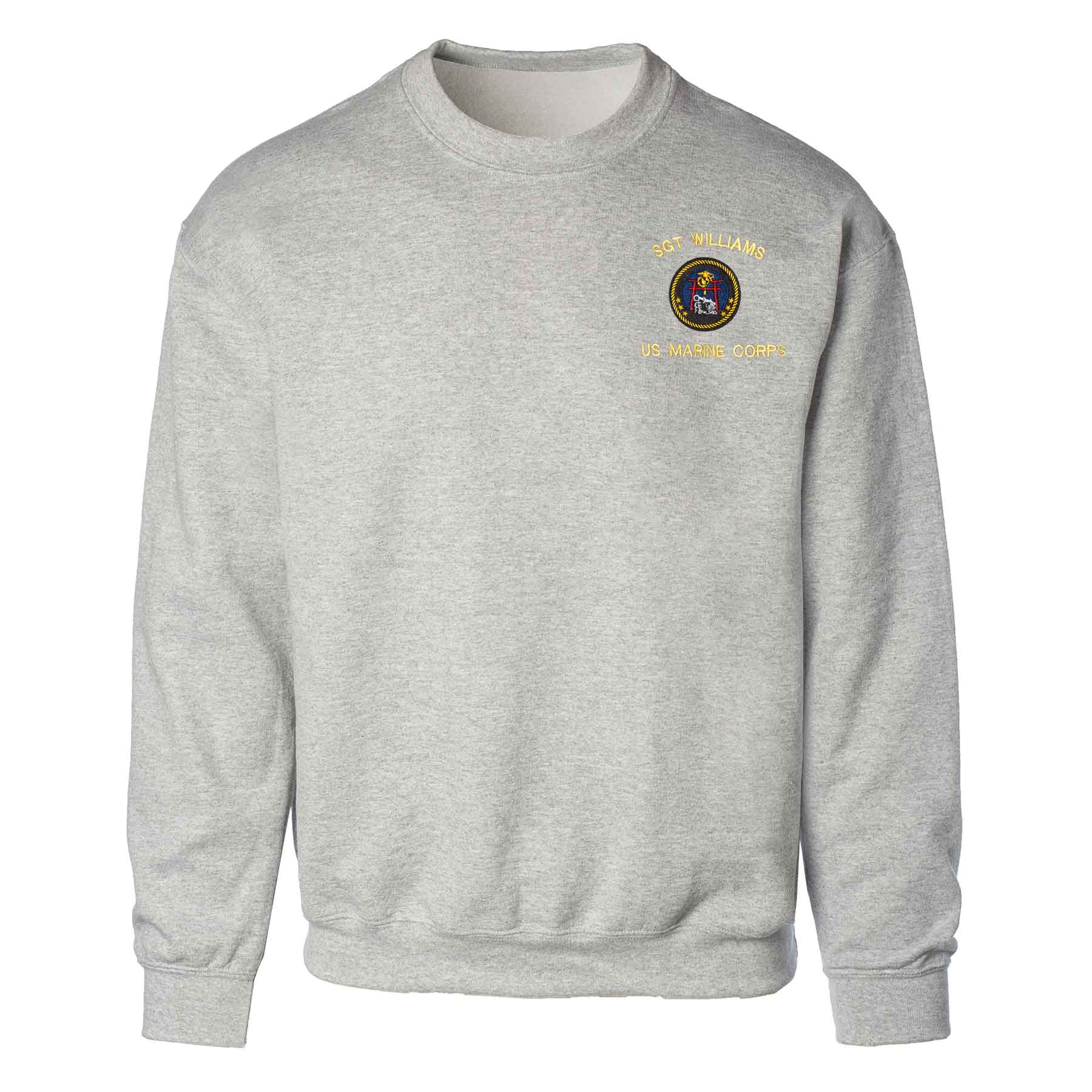 Marine Corps Security Force Embroidered Sweatshirt - Image 2